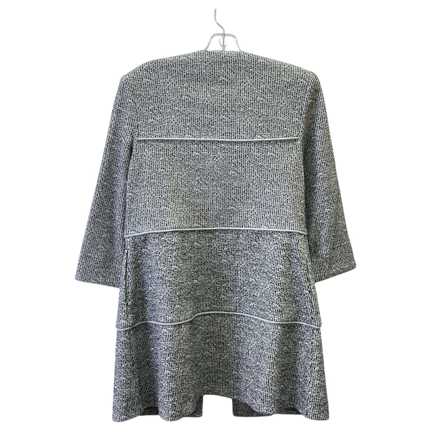 Sweater Cardigan By Cabi In Black & White, Size:Xs