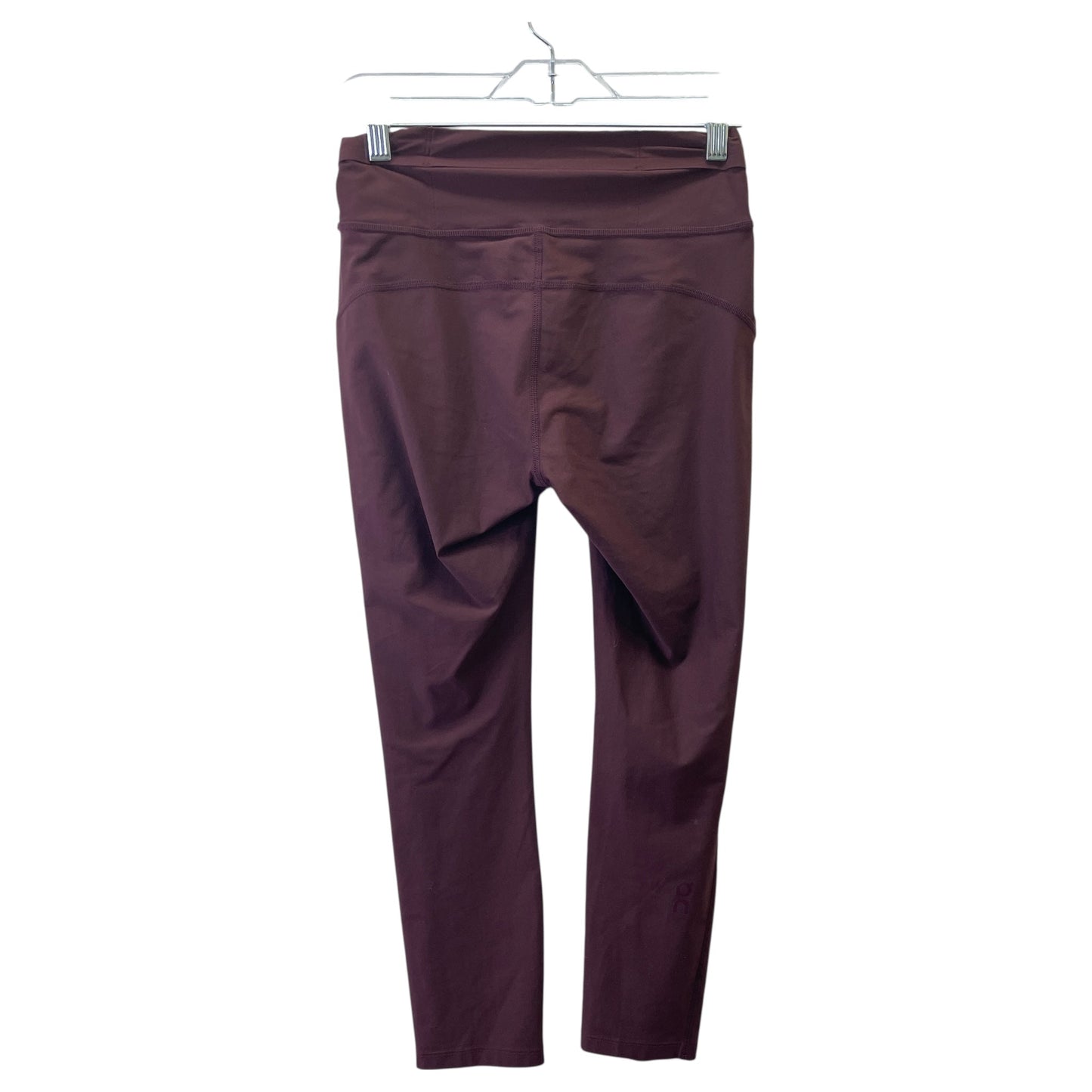 Athletic Leggings By On In Maroon, Size:S