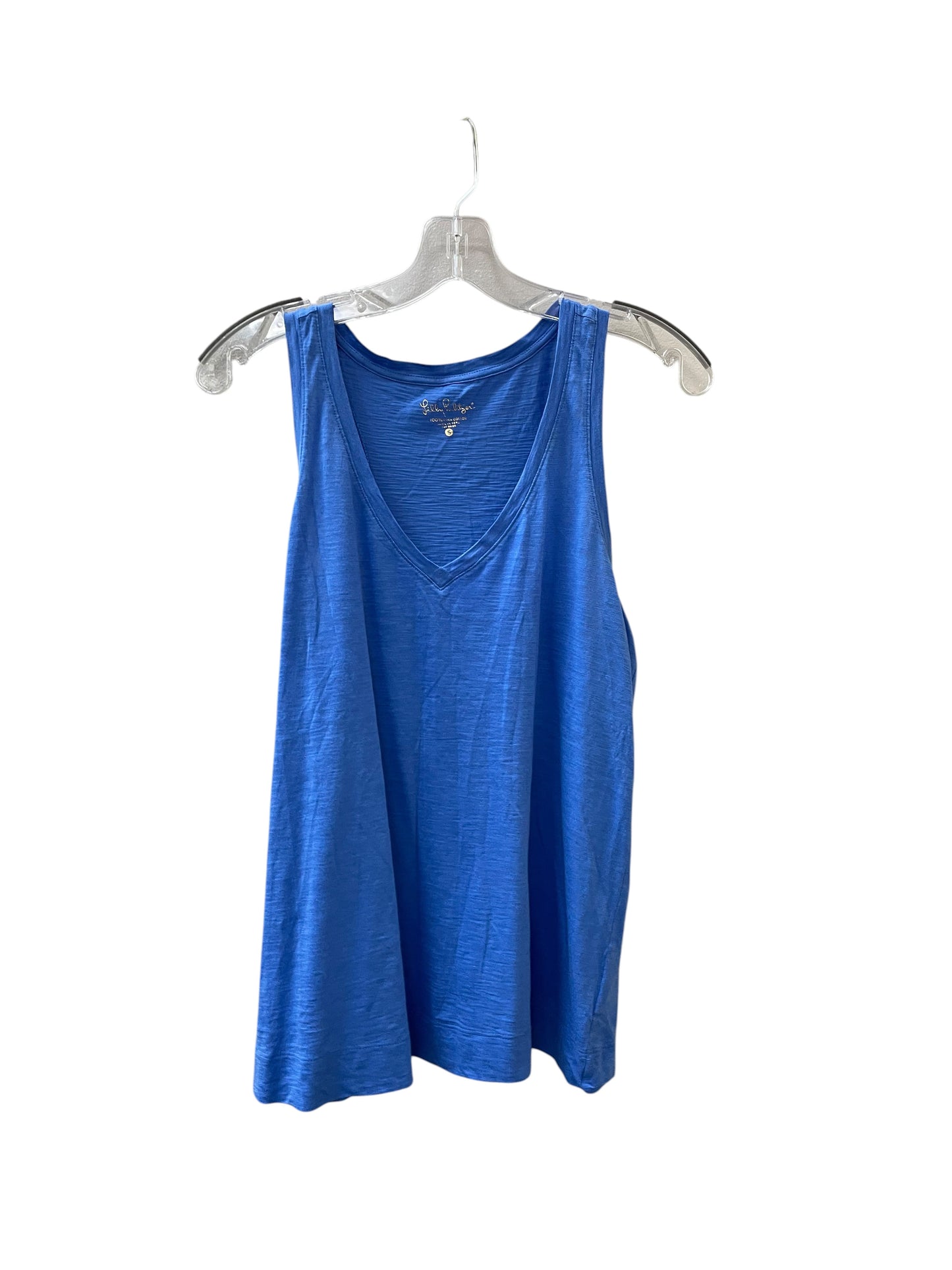 Top Sleeveless Designer By Lilly Pulitzer In Blue, Size:S