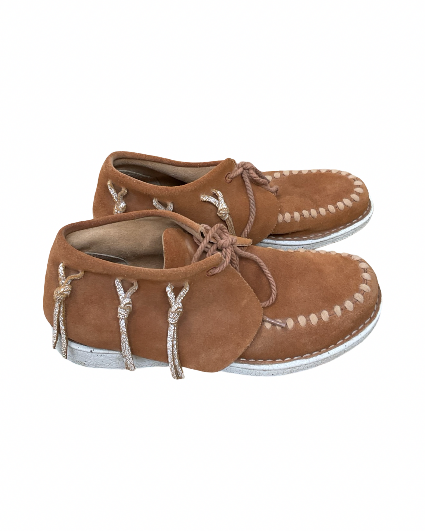 Shoes Flats By Justin In Brown, Size:8.5