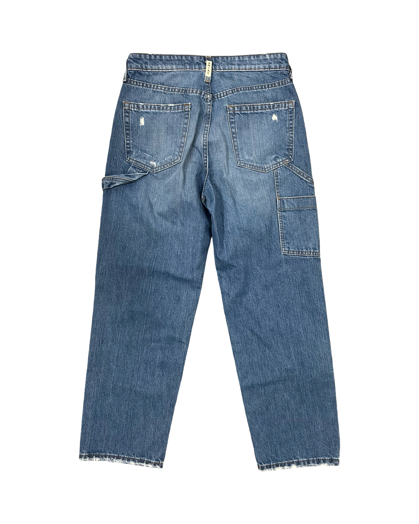 Jeans Straight By Ariat In Blue Denim, Size:4