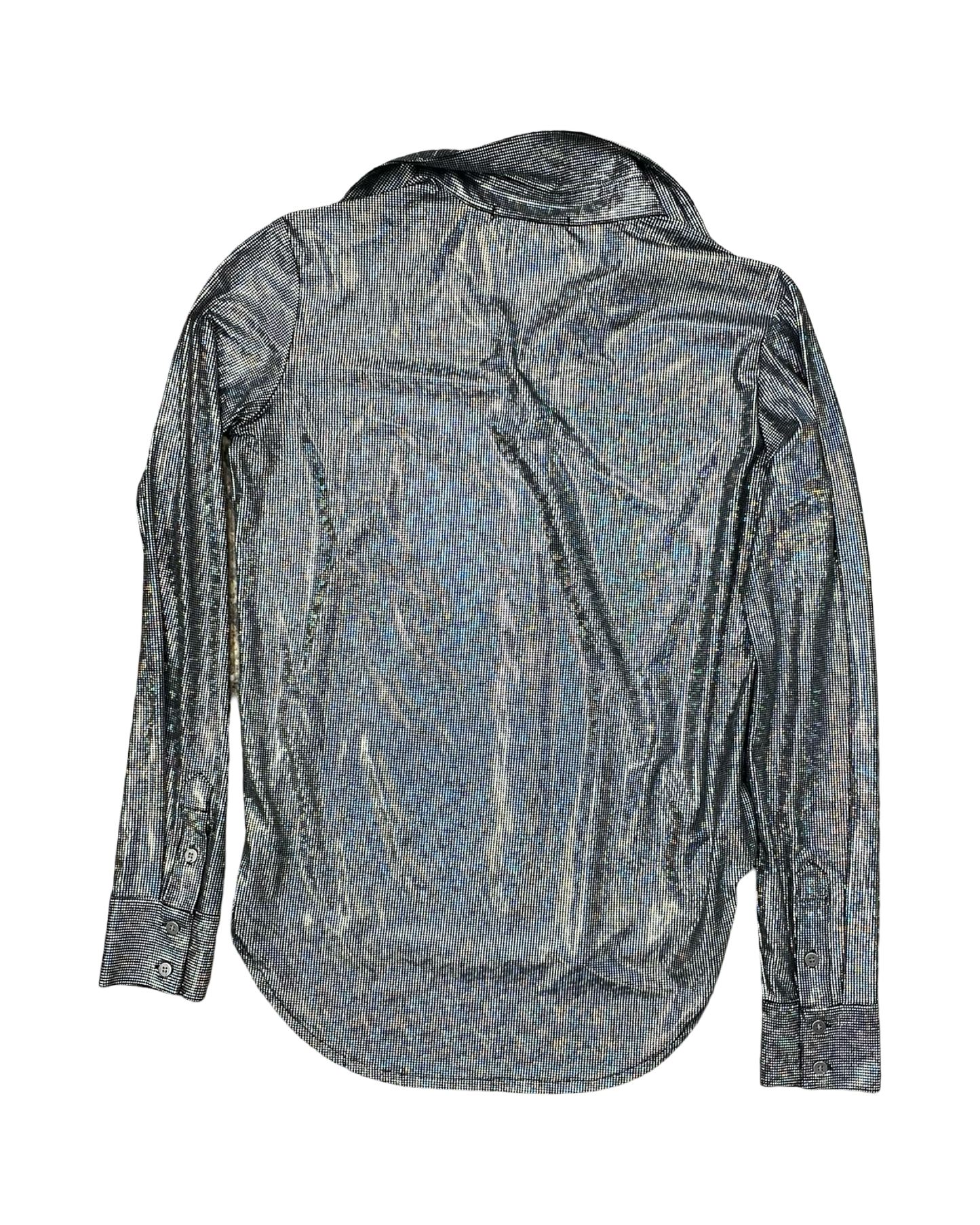 Top Ls By Clothes Mentor In Silver, Size:S