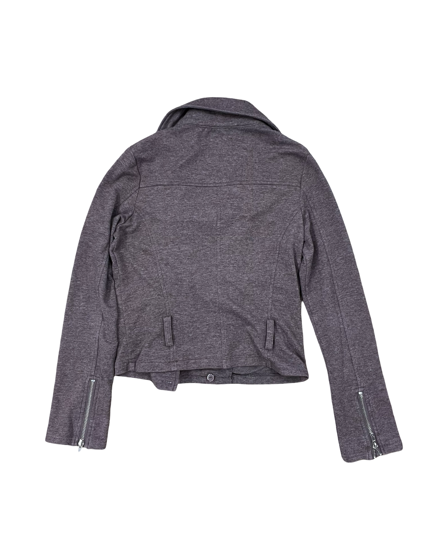 Jacket Moto By Forever 21 In Purple, Size:M
