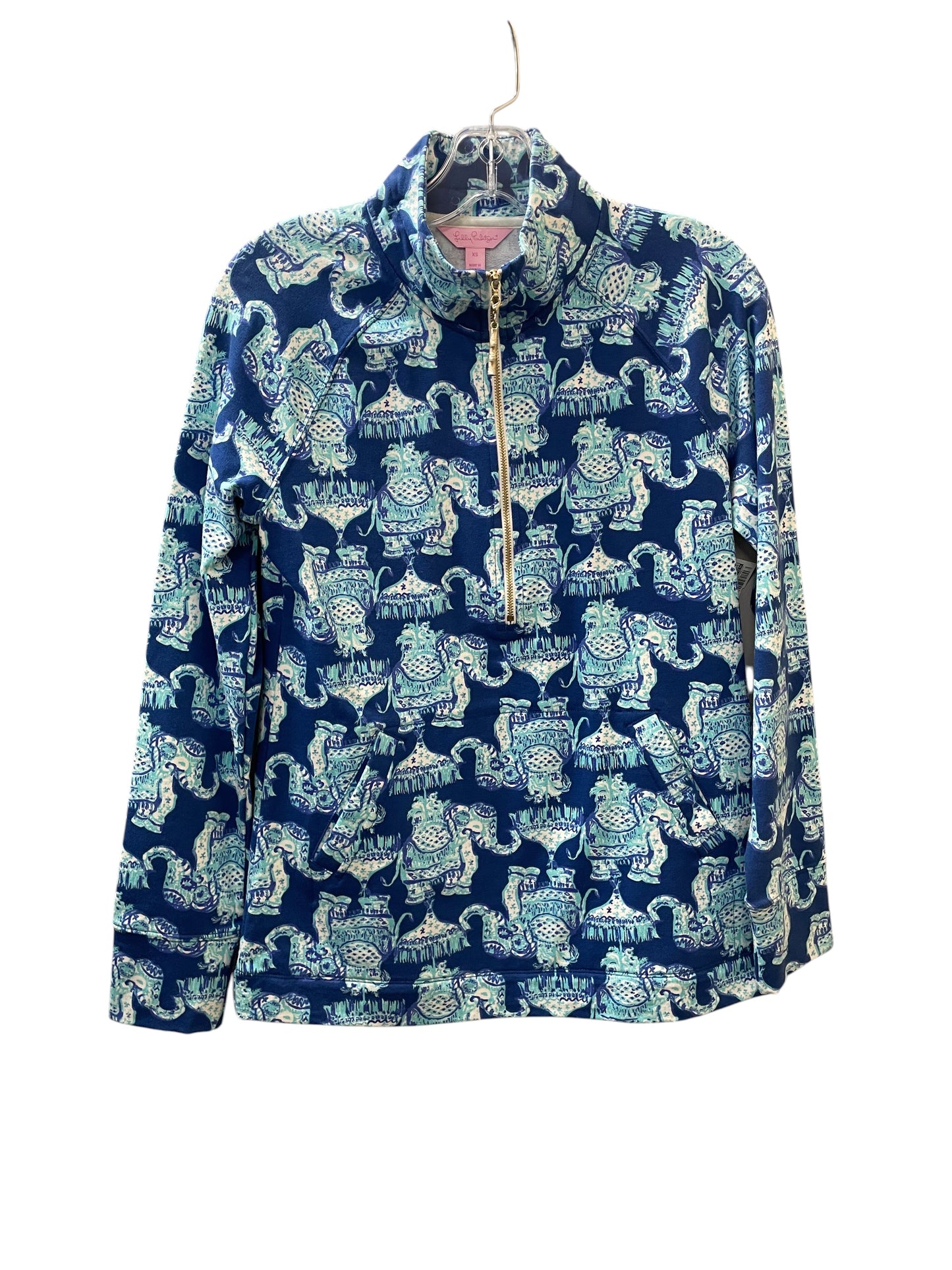 Top Ls Designer By Lilly Pulitzer In Blue, Size:Xs