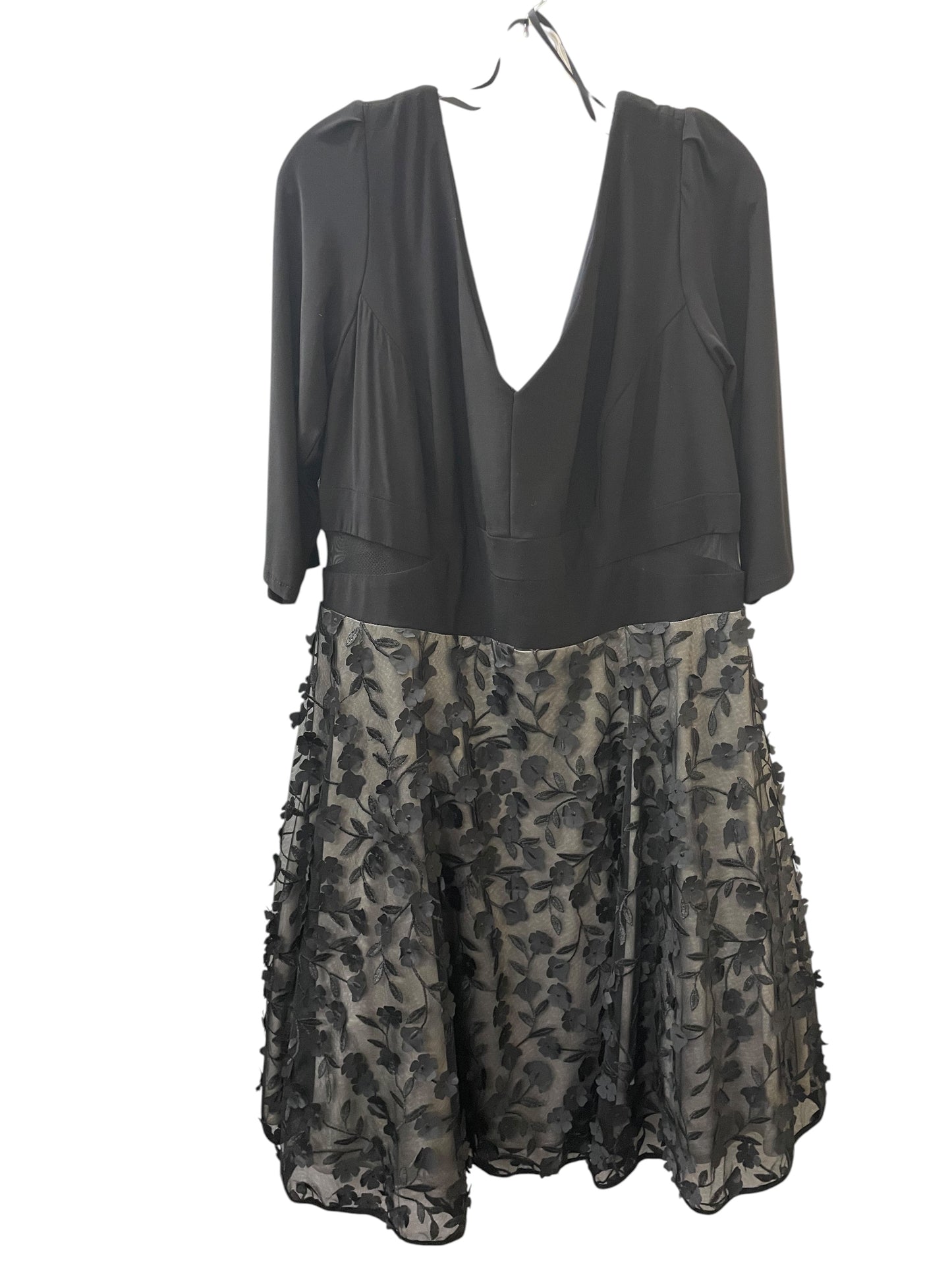Dress Designer By Xscape In Black, Size:18