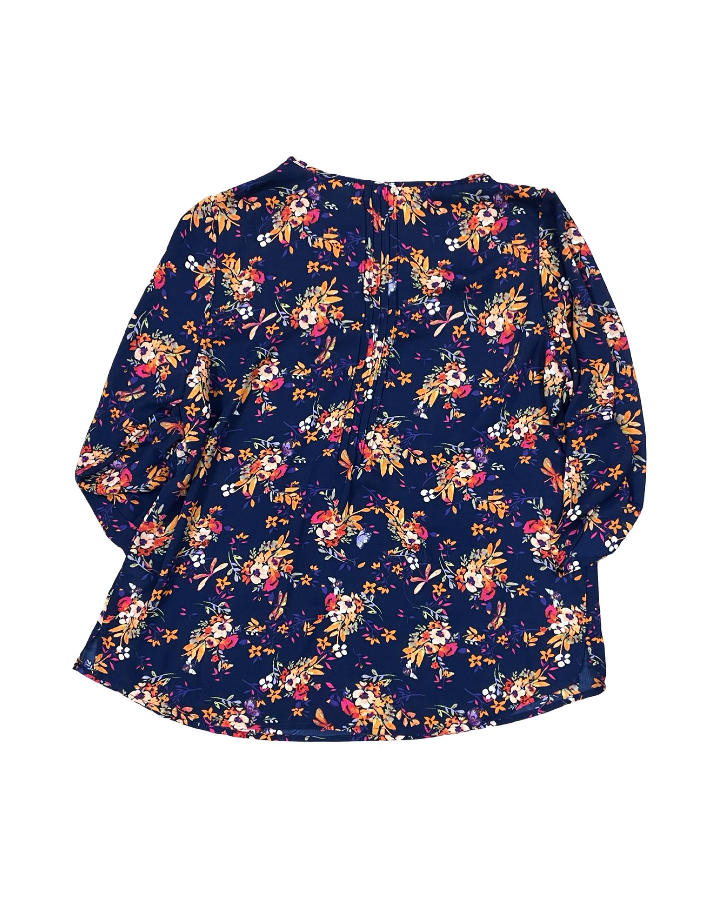 Top 3/4 Sleeve By Joan Rivers In Navy, Size:S
