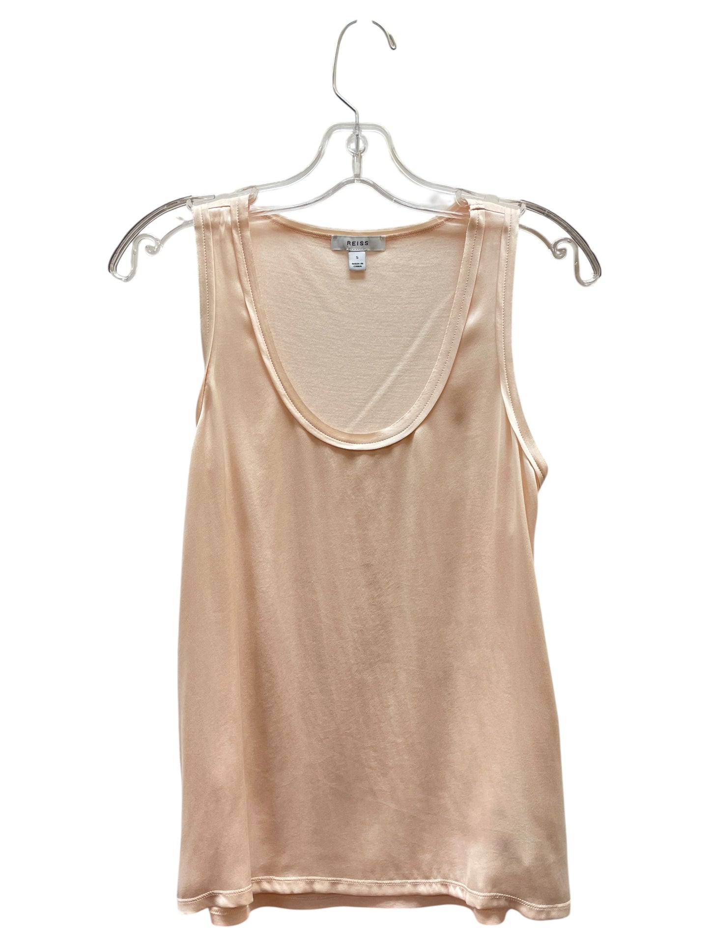 Top Sleeveless By Reiss In Pink, Size:S