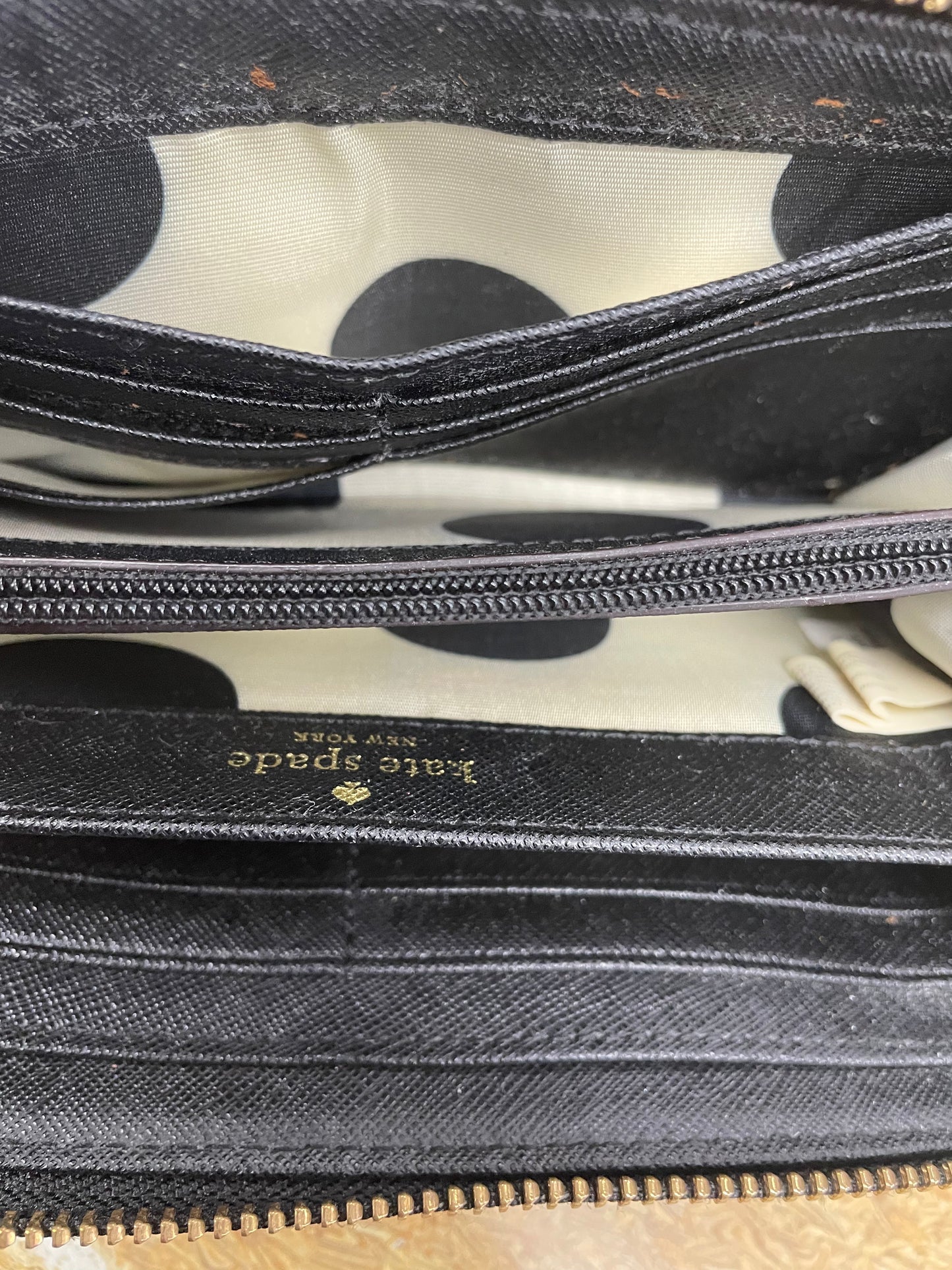 Wallet Designer By Kate Spade In Black, Size:Medium