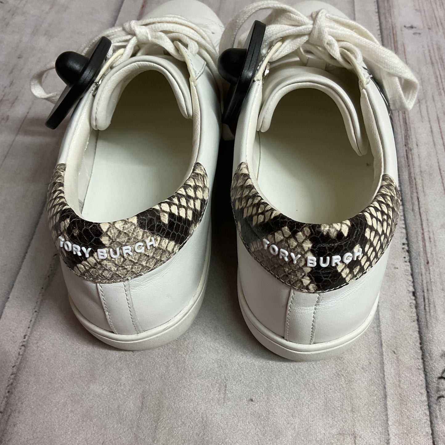 Shoes Designer By Tory Burch In Snakeskin Print, Size:8