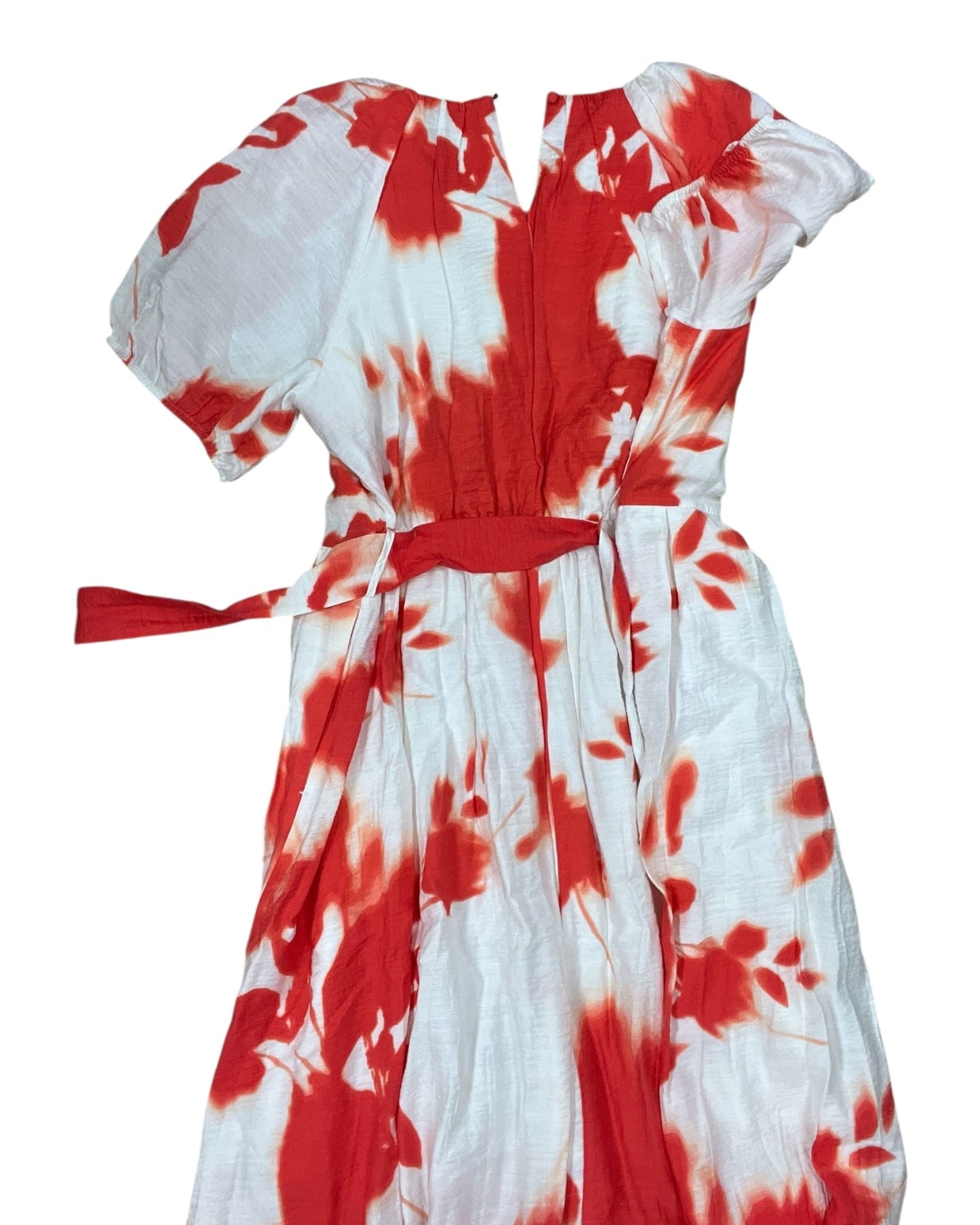 Dress Casual Maxi By Simply Vera In Orange & White, Size:Xl