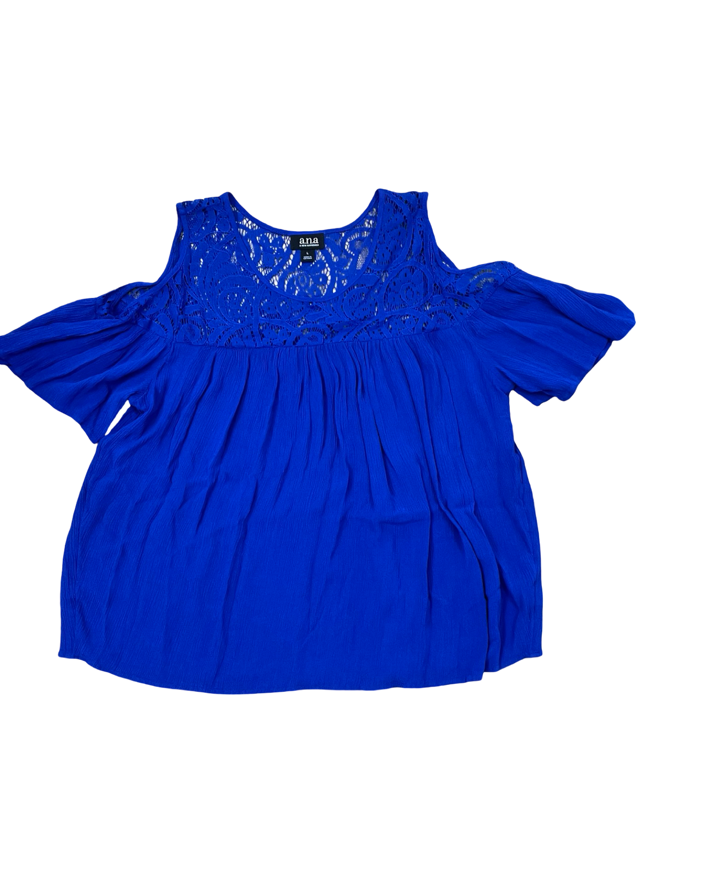 Top Ss By Ana In Blue, Size:L