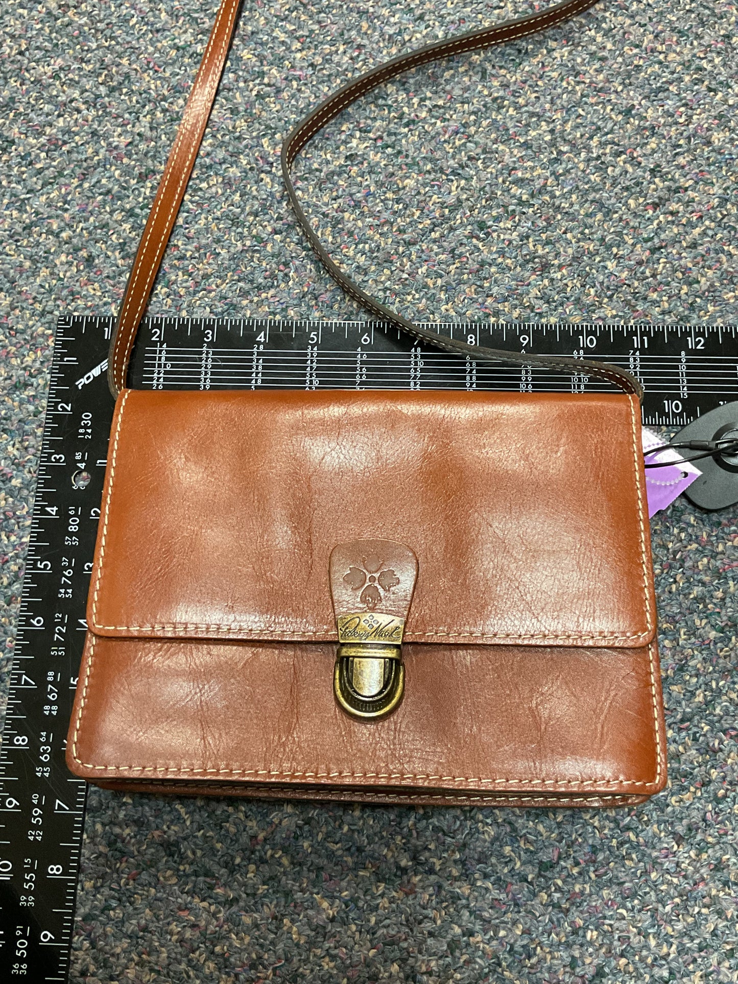 Crossbody Designer By Patricia Nash In Brown, Size:Small
