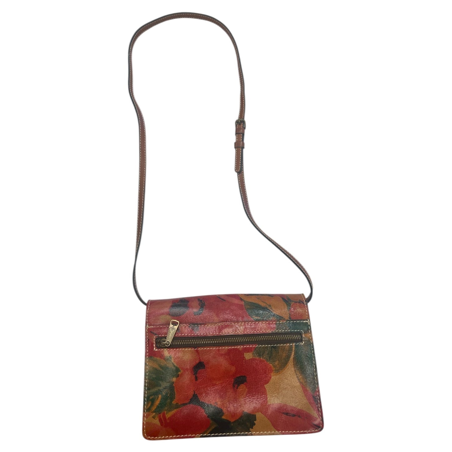 Crossbody Designer By Patricia Nash In Floral Print, Size:Small