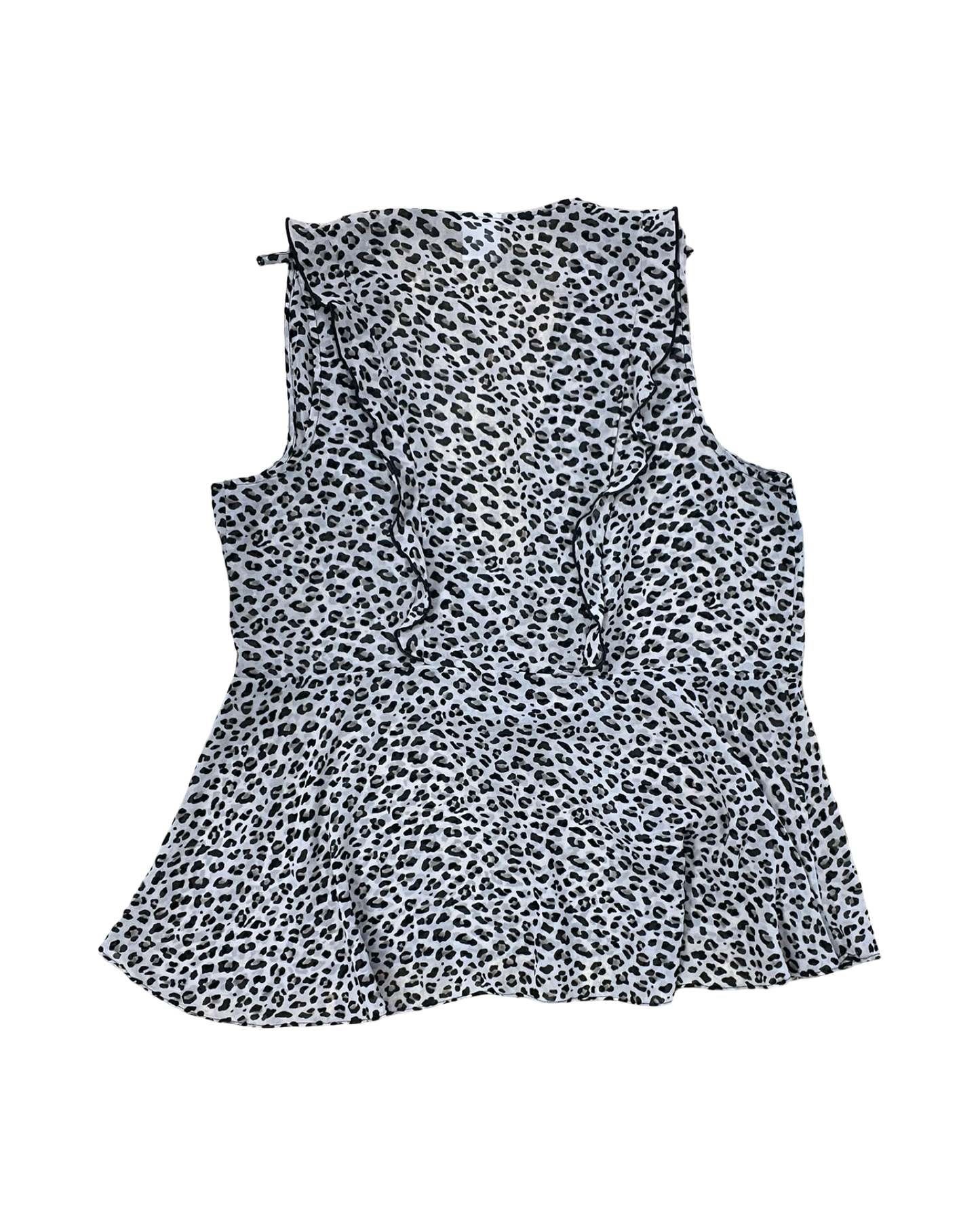 Top Sleeveless By Cabi In Animal Print, Size:L