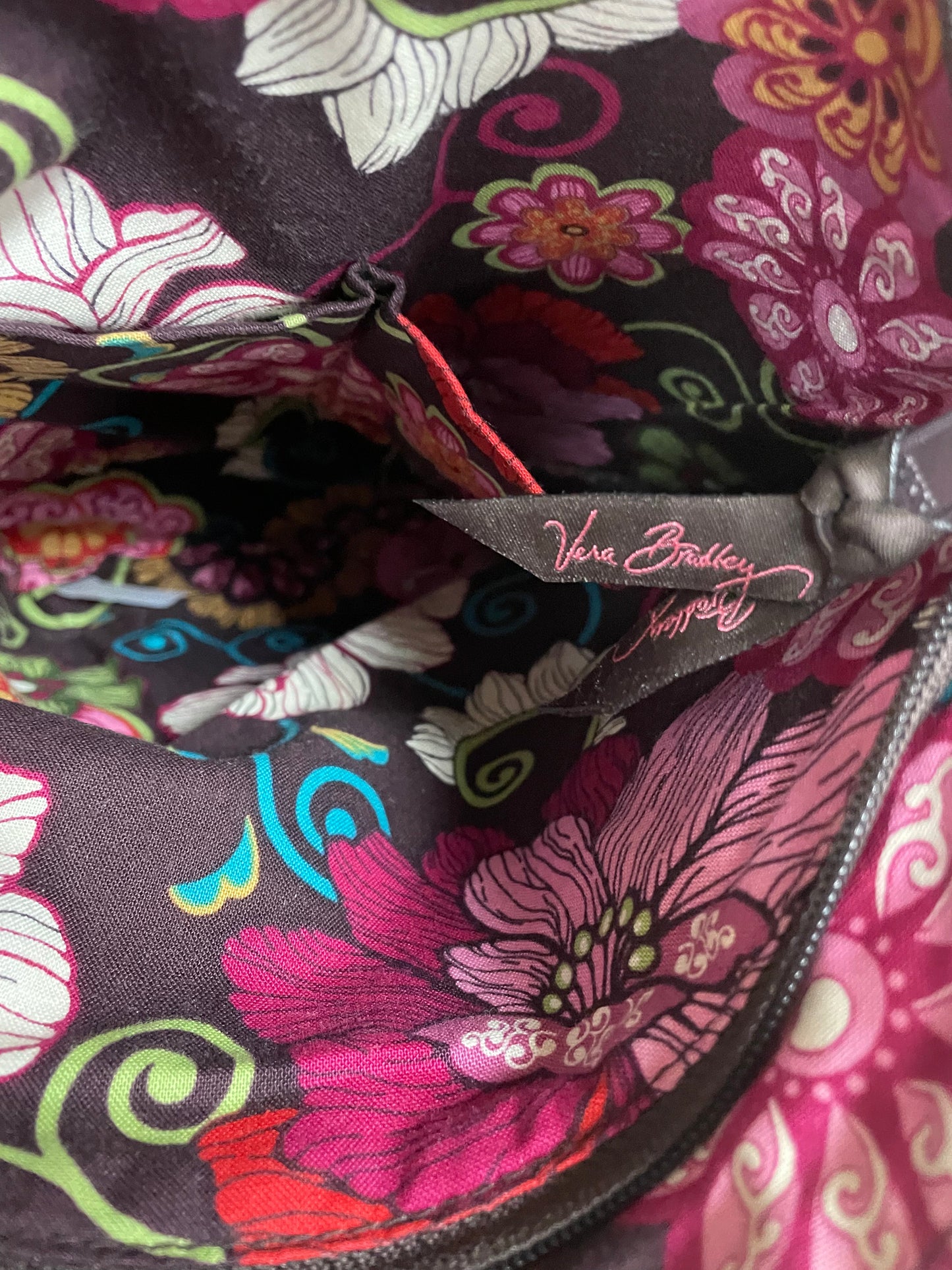 Handbag By Vera Bradley In Floral Print, Size:Medium