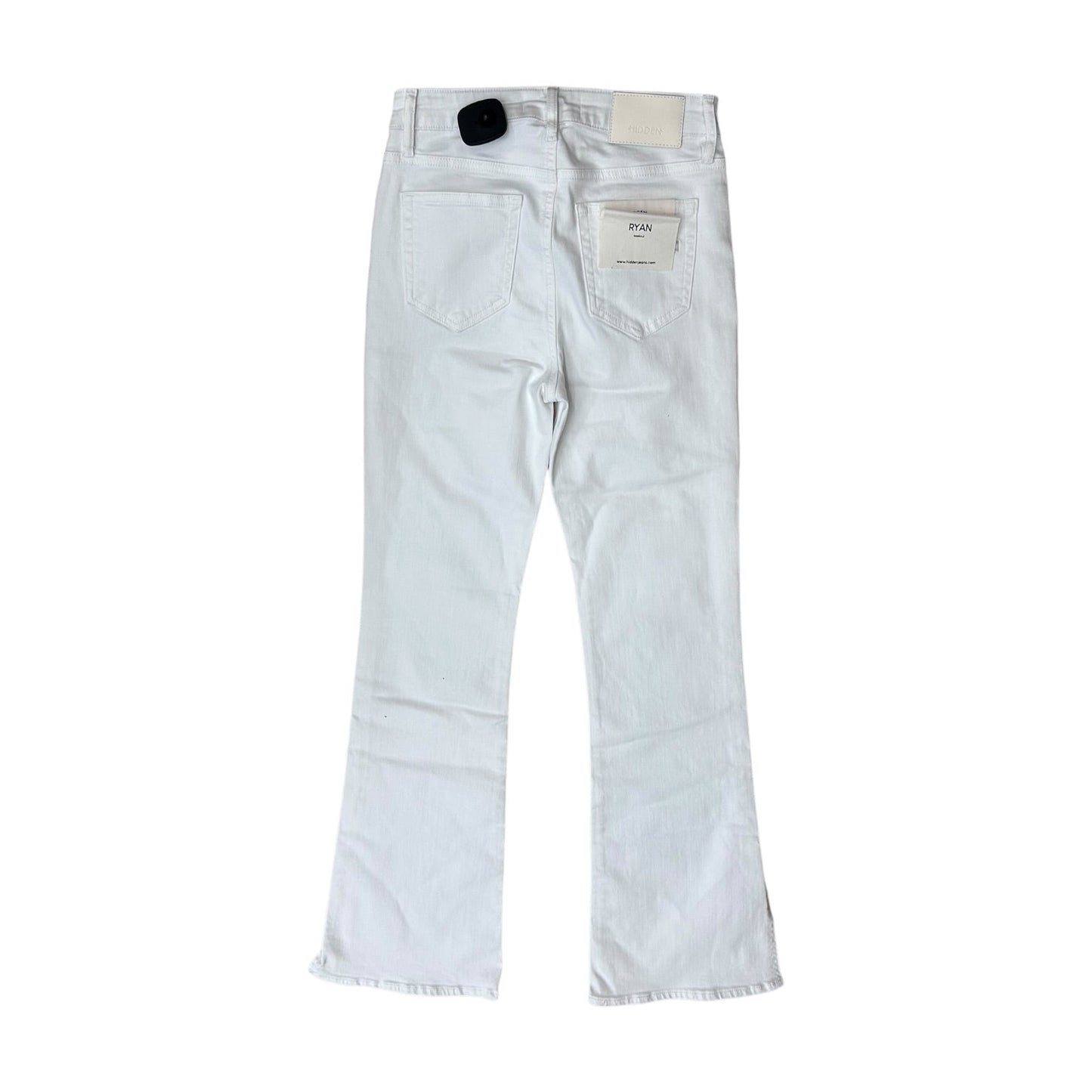 Jeans Boot Cut By Hidden In White Denim, Size:0