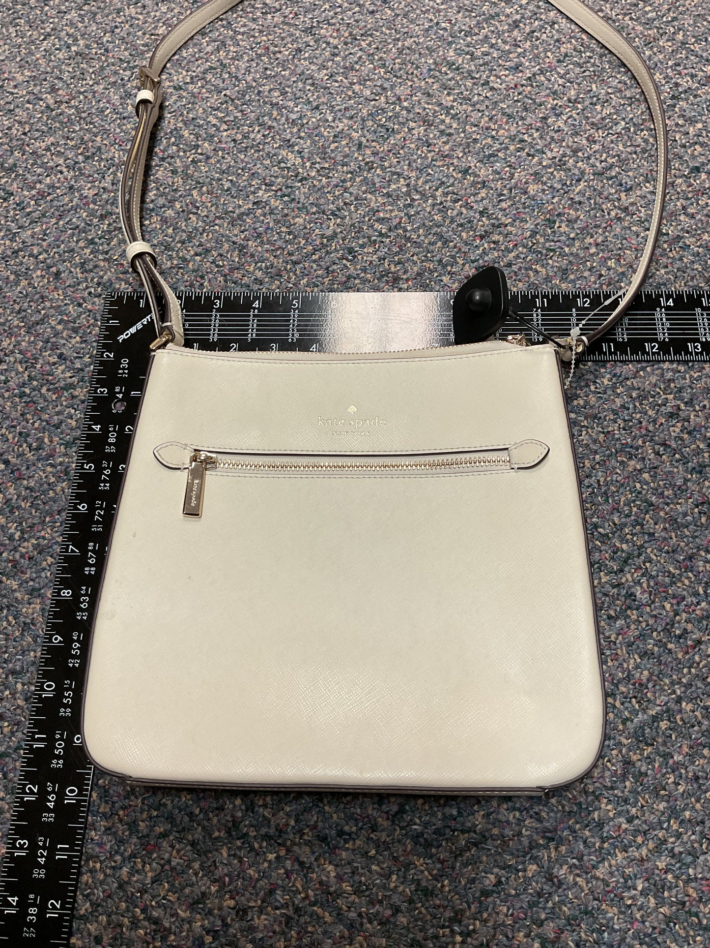 Crossbody Designer By Kate Spade In Ivory, Size:Medium