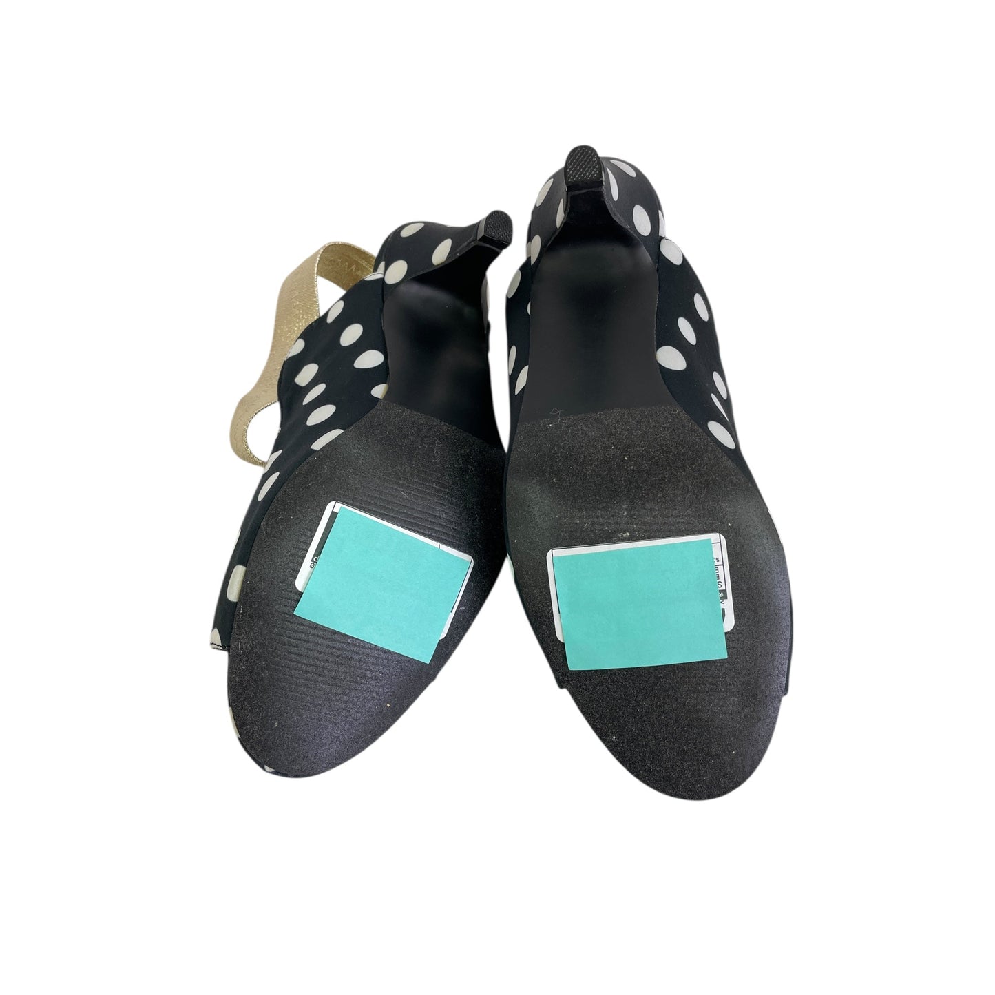 Shoes Heels Block By Ey Boutique In Black & White, Size:9.5