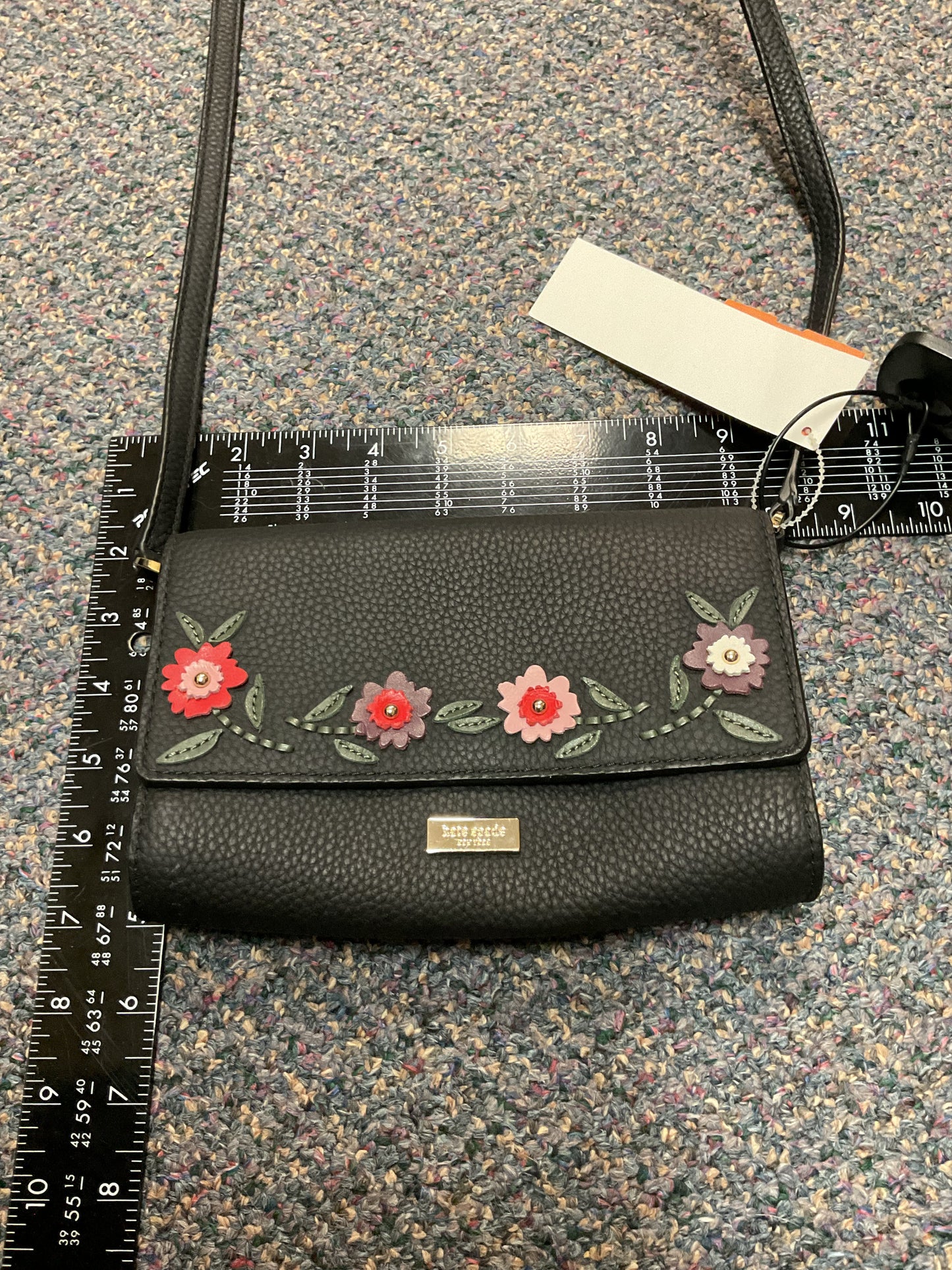 Crossbody Designer By Kate Spade In Black, Size:Small