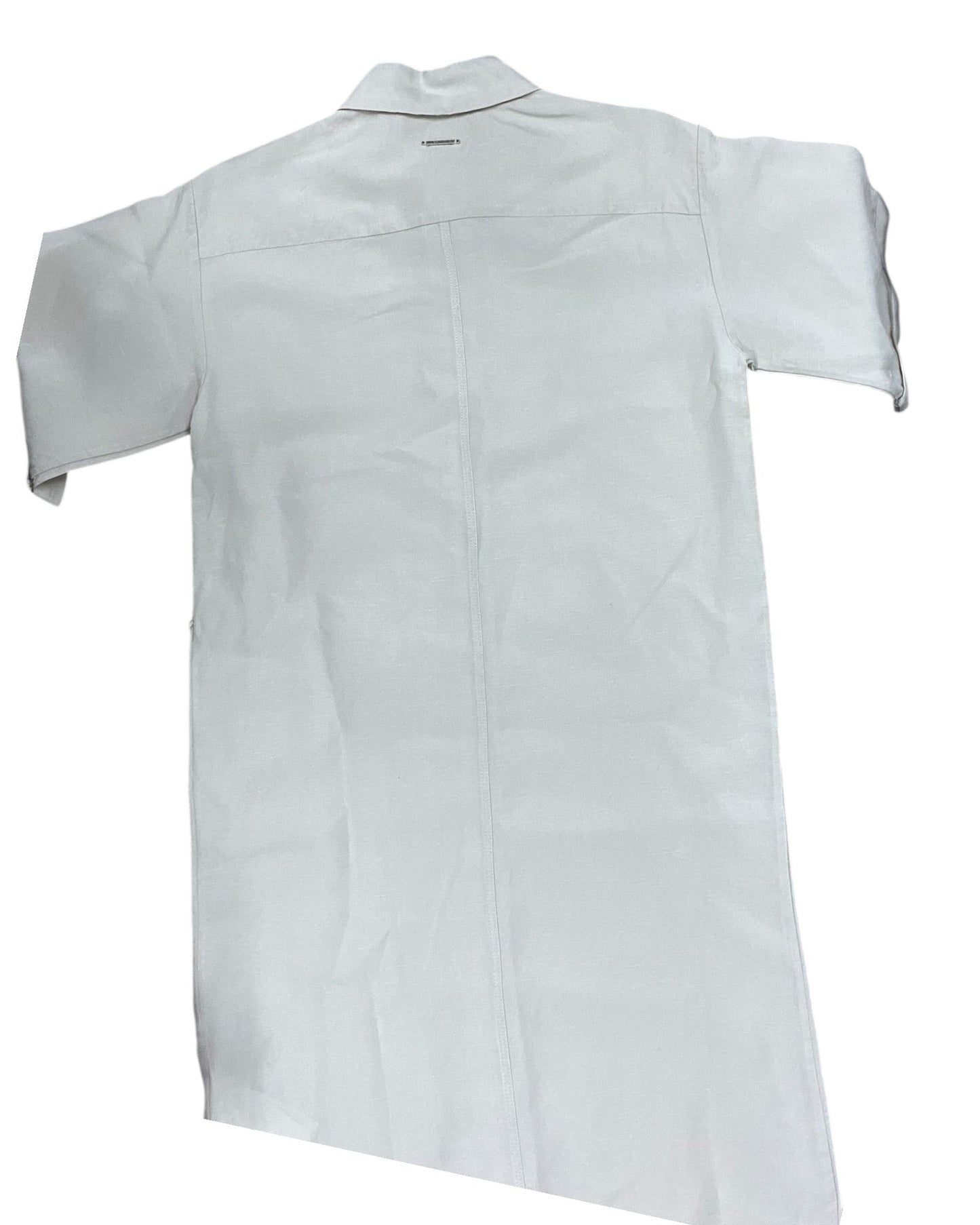 Dress Casual Midi By Calvin Klein In Cream, Size:M
