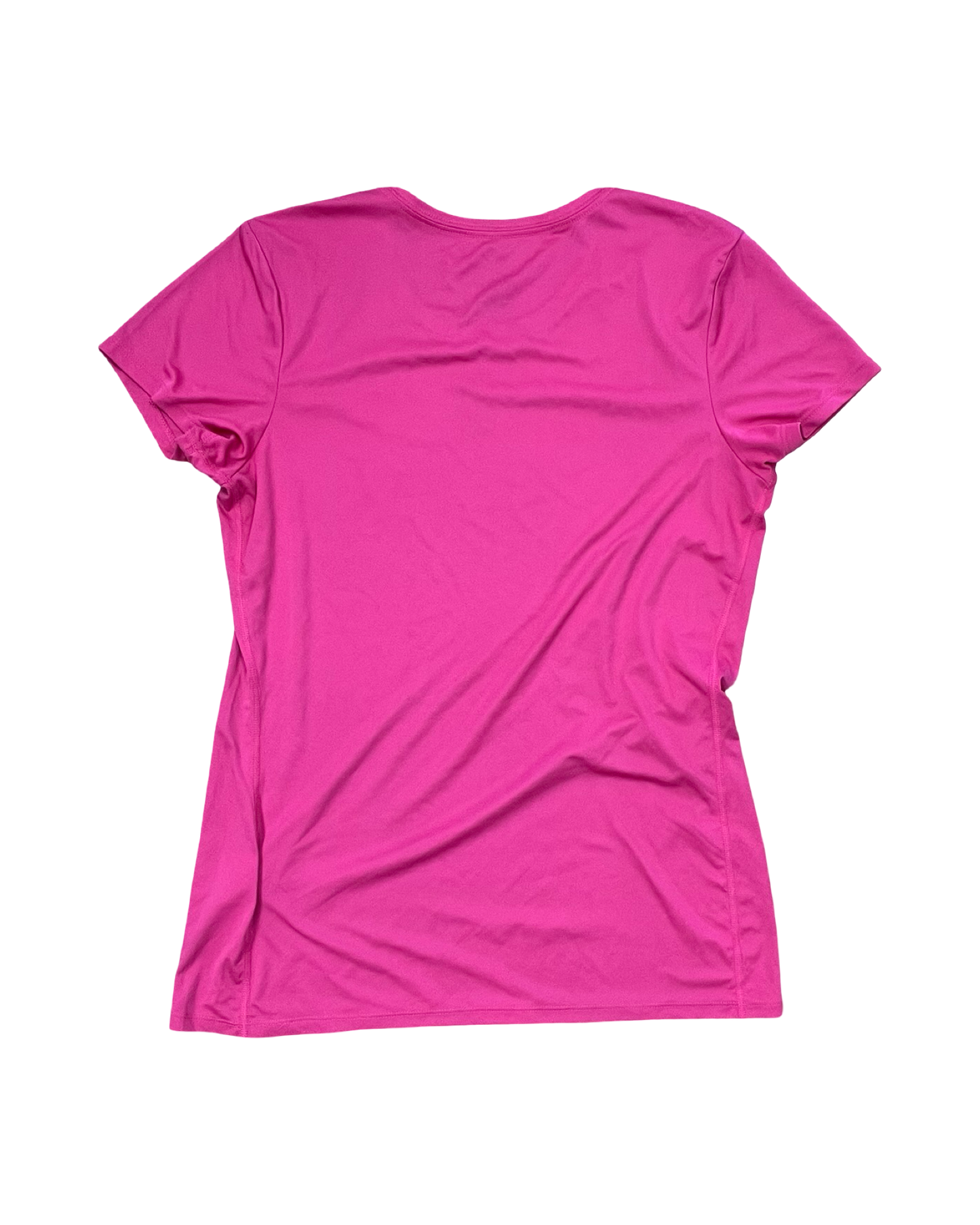 Athletic Top Ss By Nike In Pink, Size:L