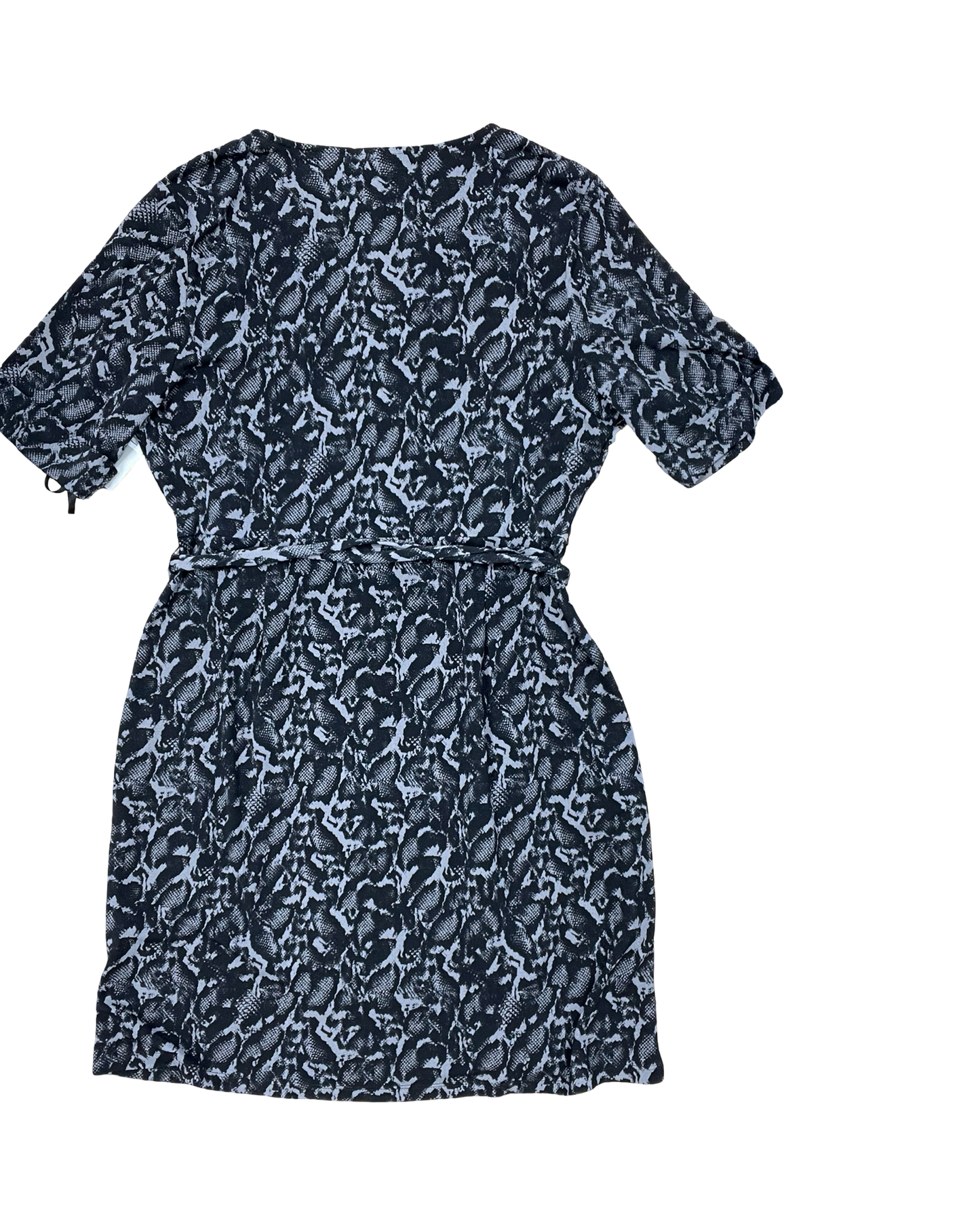 Dress Casual Midi By Apt 9 In Black & Grey, Size:Xl