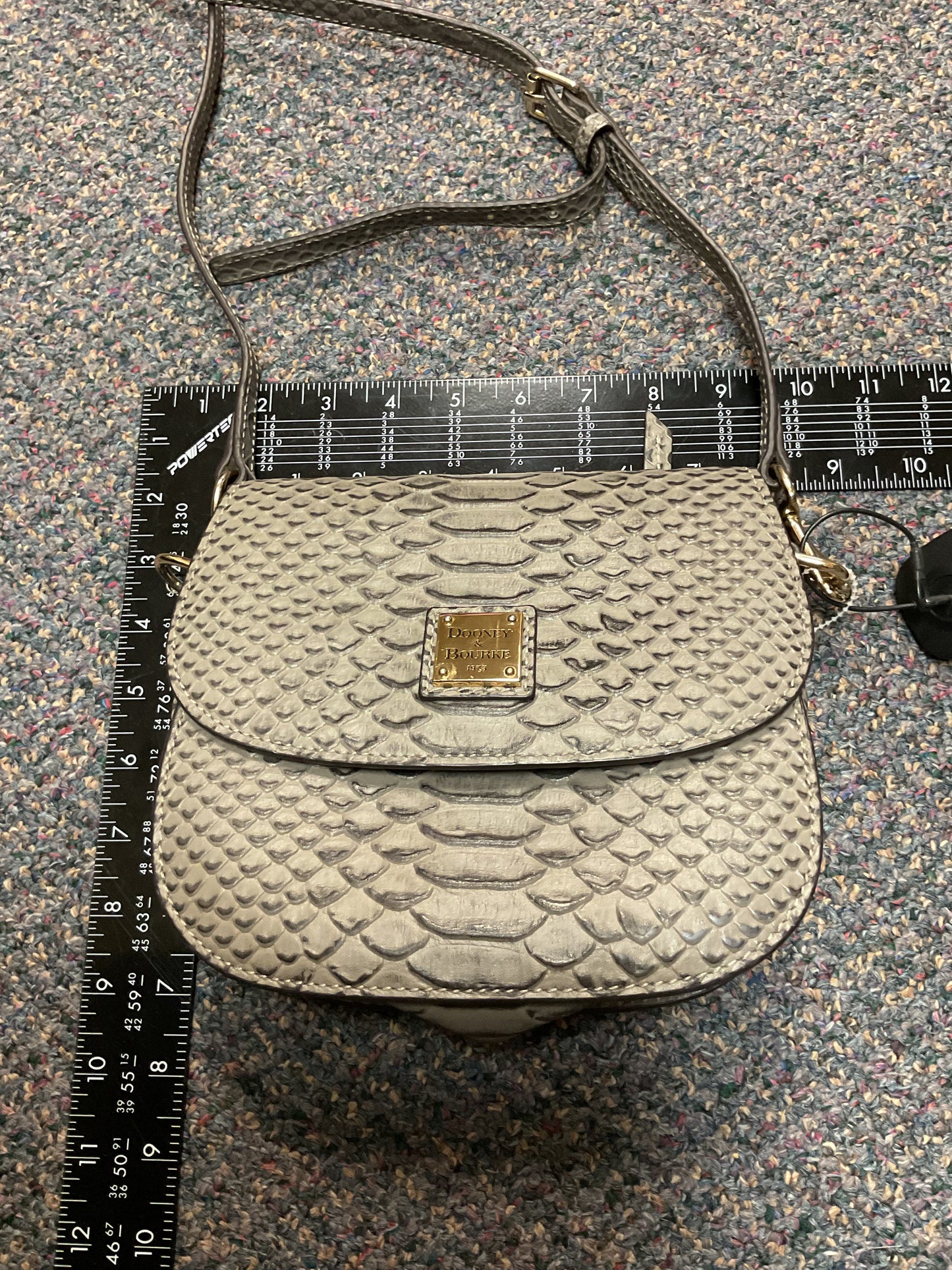 Crossbody Designer By Dooney And Bourke In Snakeskin Print, Size:Small
