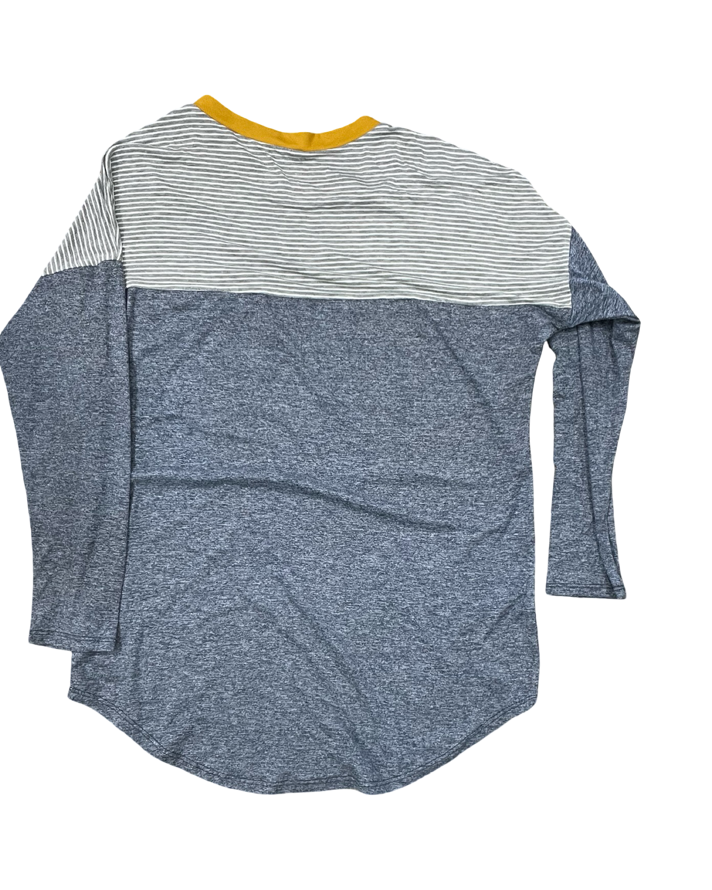 Top Ls By Reborn In Blue & Grey, Size:S