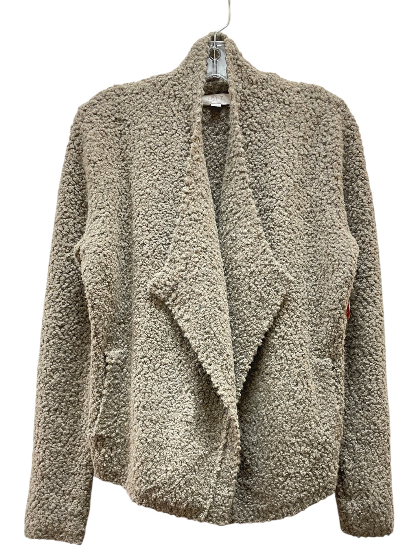 Cardigan By Loft In Tan, Size:M