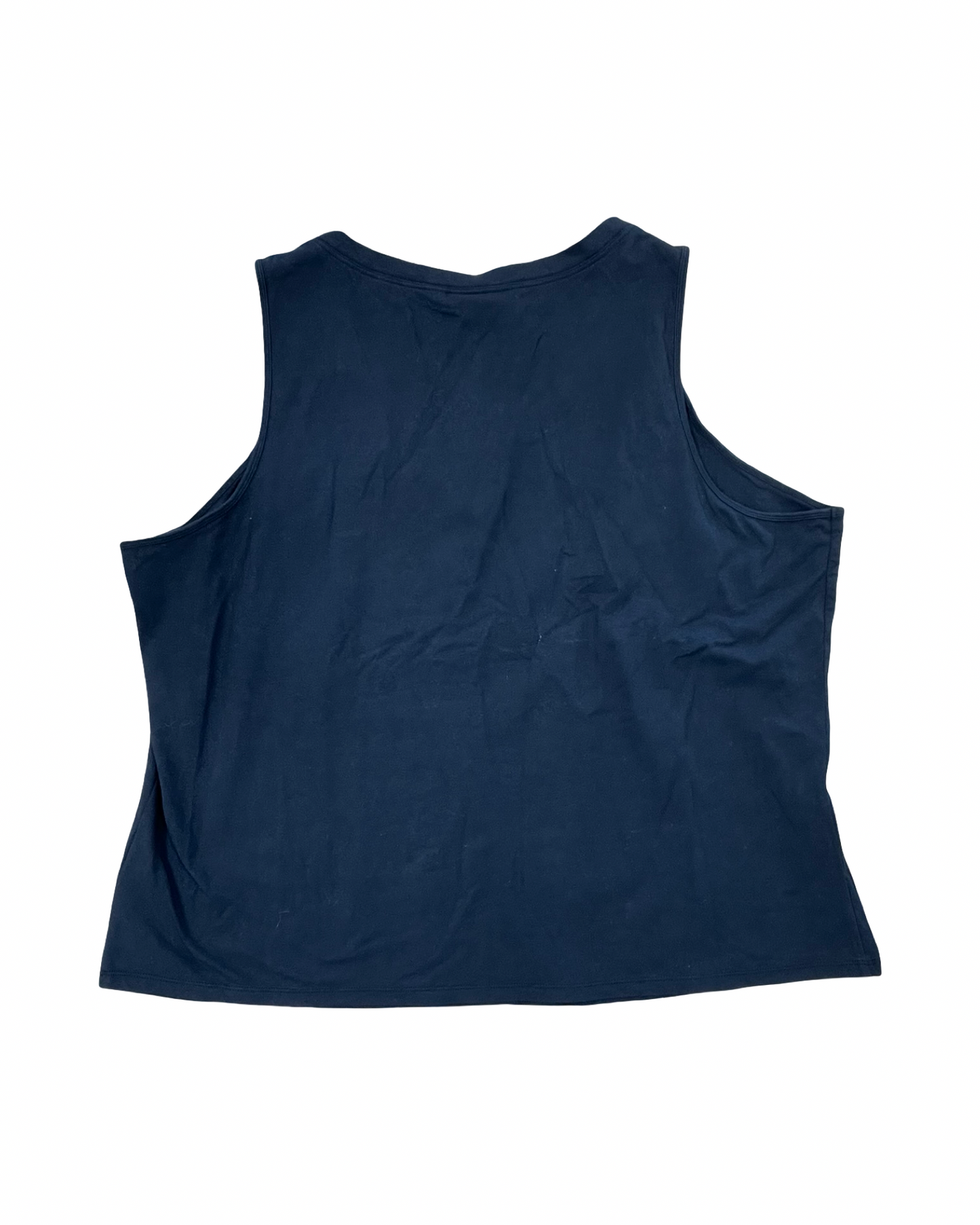 Top Sleeveless By Attitude In Black, Size:3X