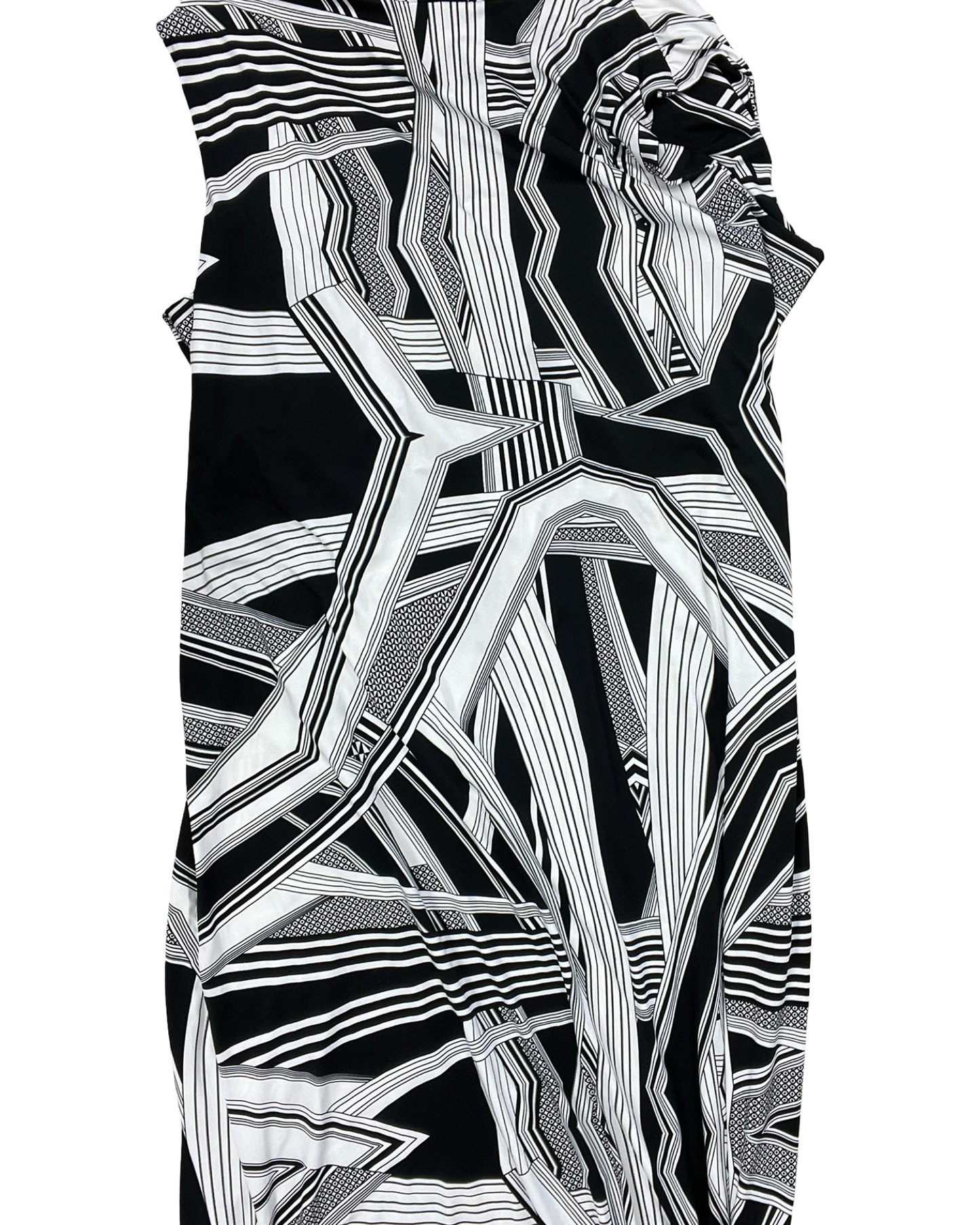 Dress Casual Maxi By Kate & Mallory In Black & White, Size:3
