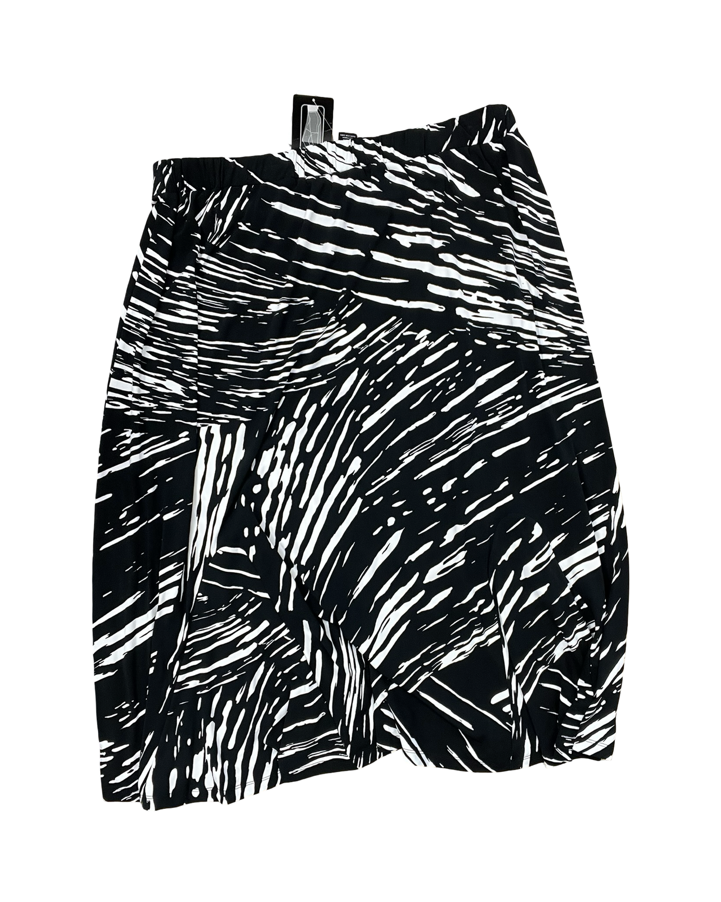 Skirt Maxi By Maggie Barnes In Black & White, Size:1X
