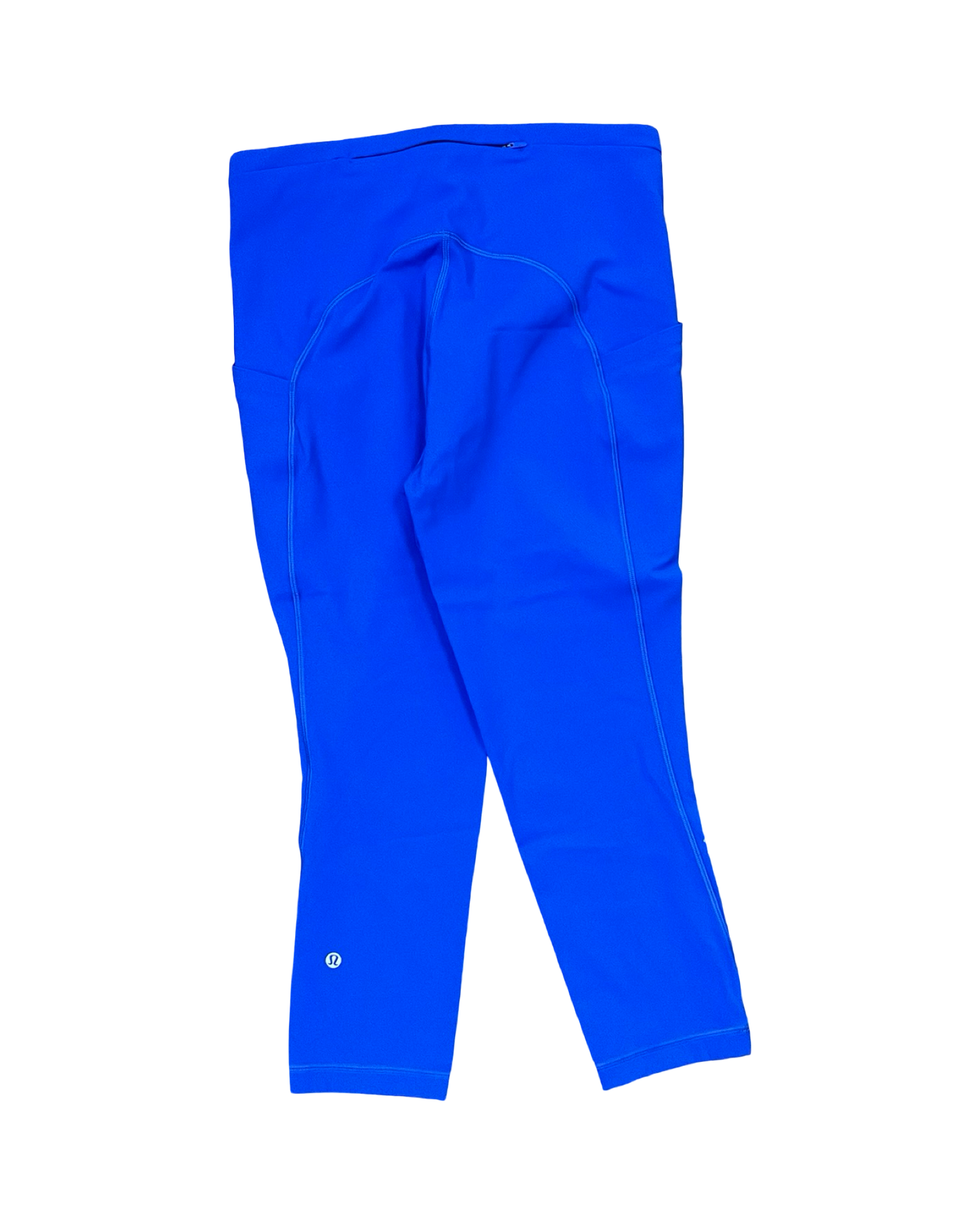 Athletic Leggings Capris By Lululemon In Blue, Size:M