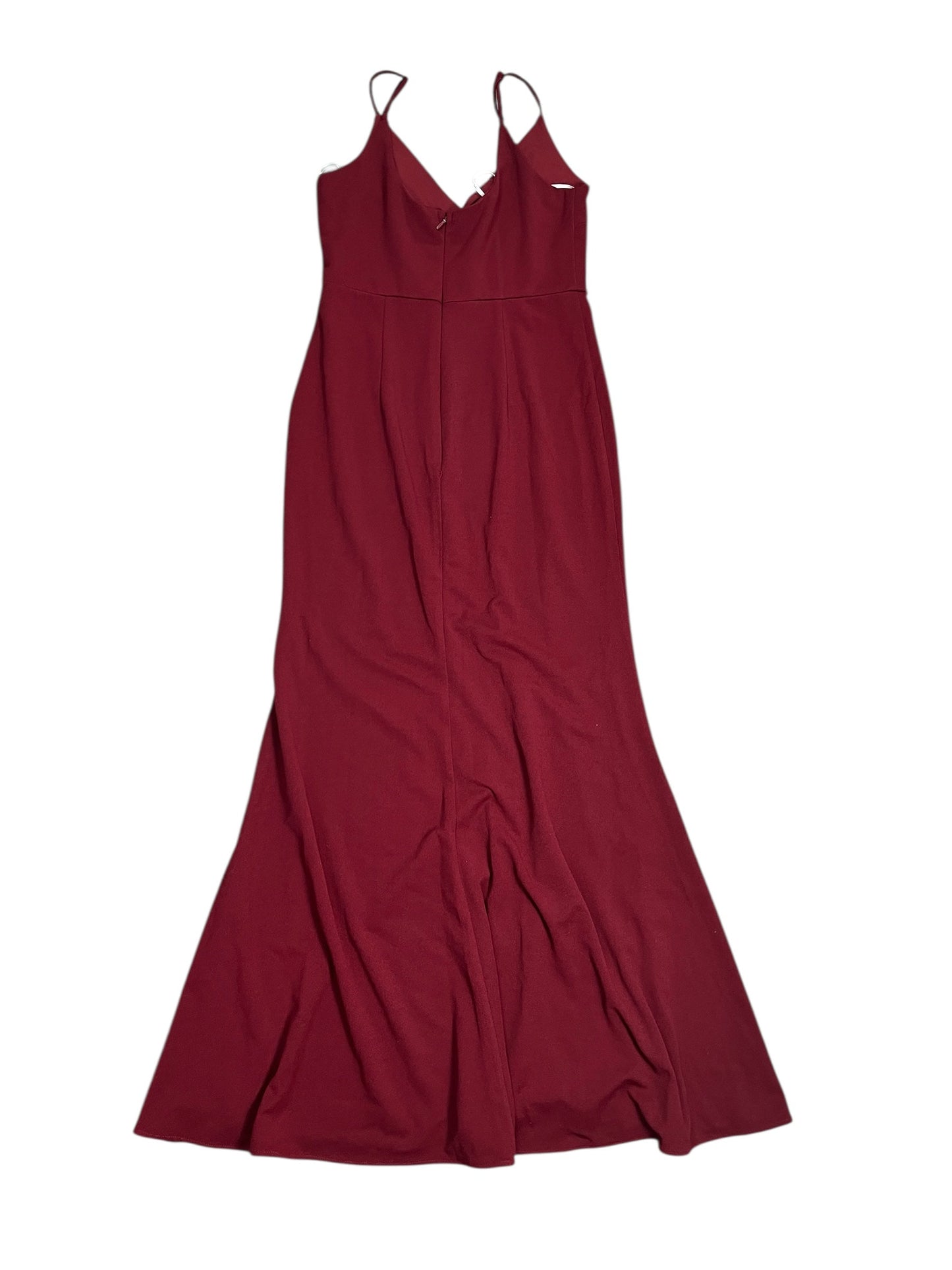 Dress Party Long By Lulus In Maroon, Size:L