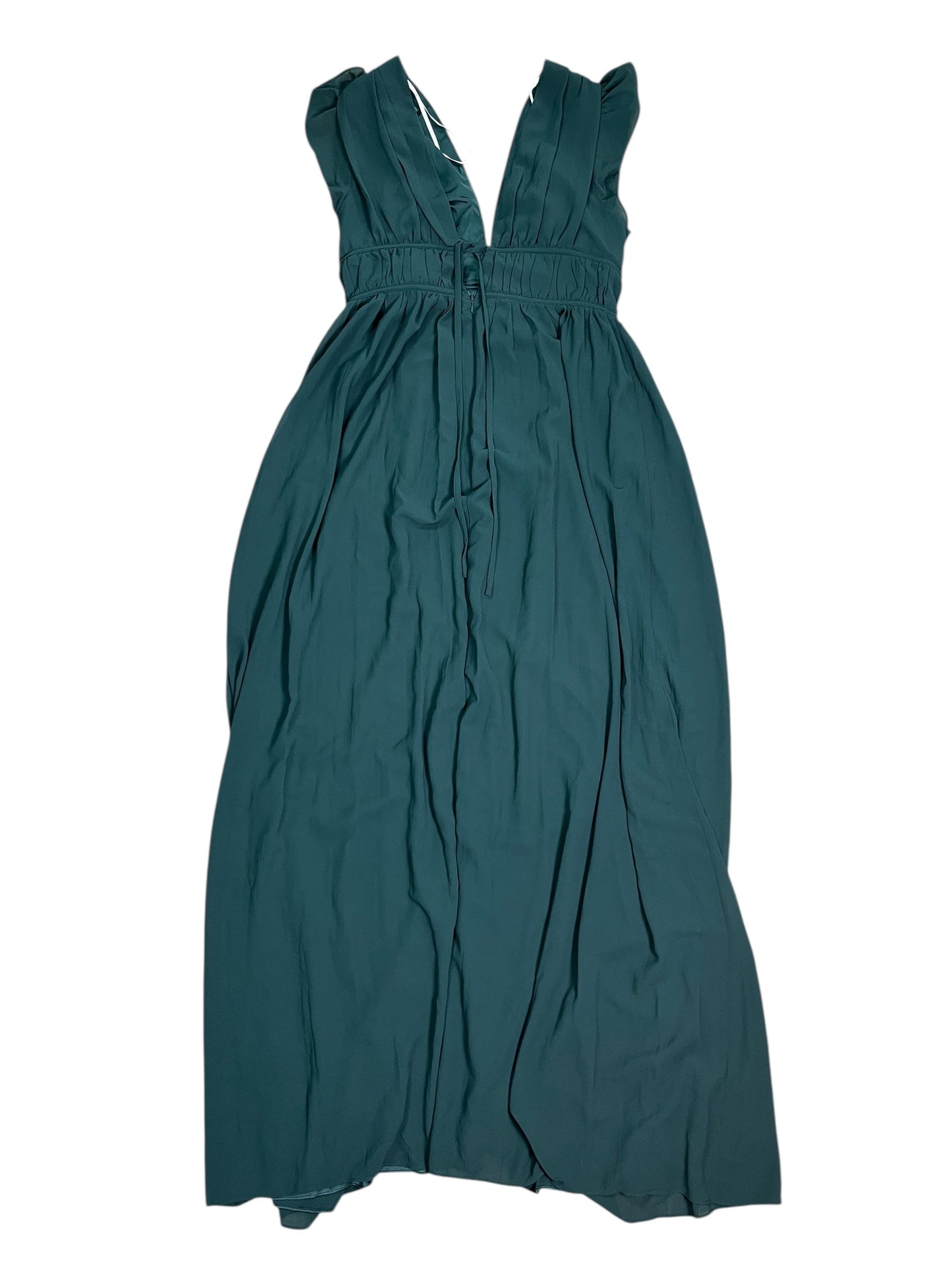 Dress Party Long By Lulus In Green, Size:L