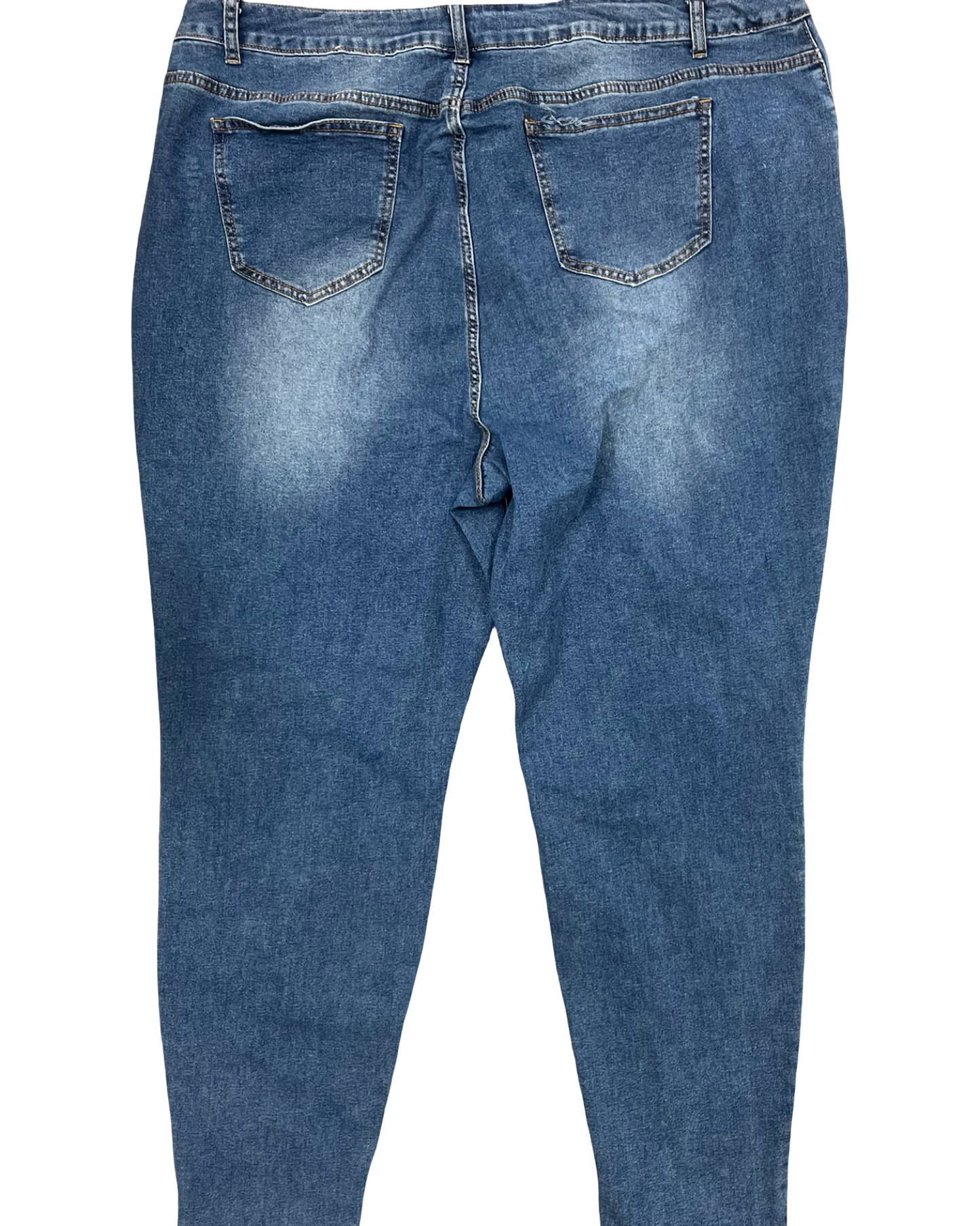 Jeans Skinny By Ashley Stewart In Blue, Size:24