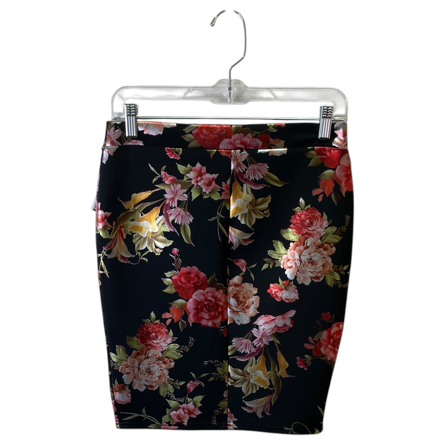 Skirt Midi By Charlotte Russe In Floral Print, Size:M