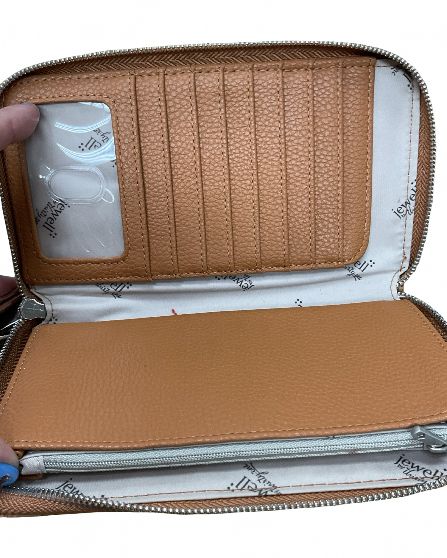 Wallet By Jewell In Brown, Size:Medium