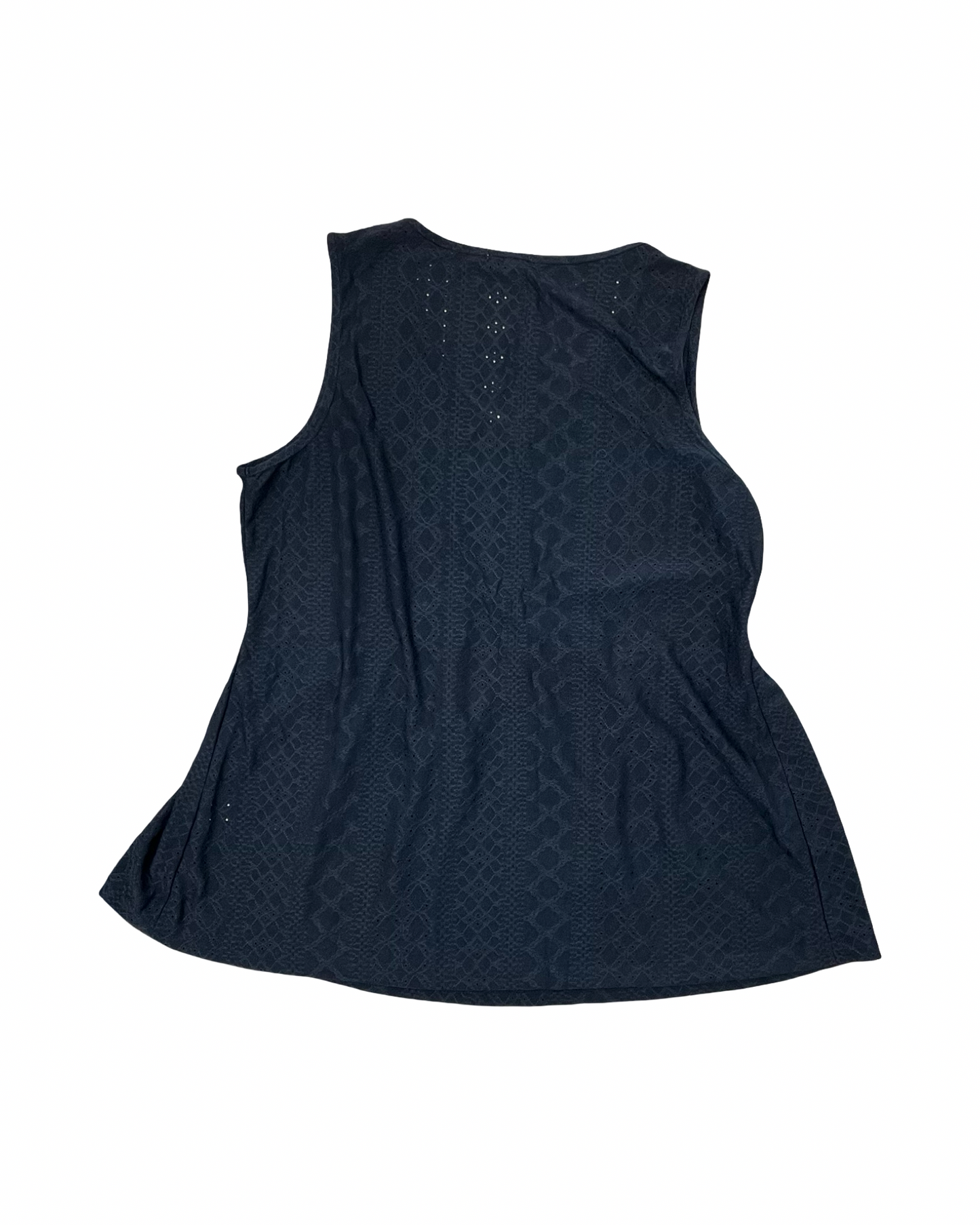 Top Sleeveless By Clothes Mentor In Black, Size:Xl