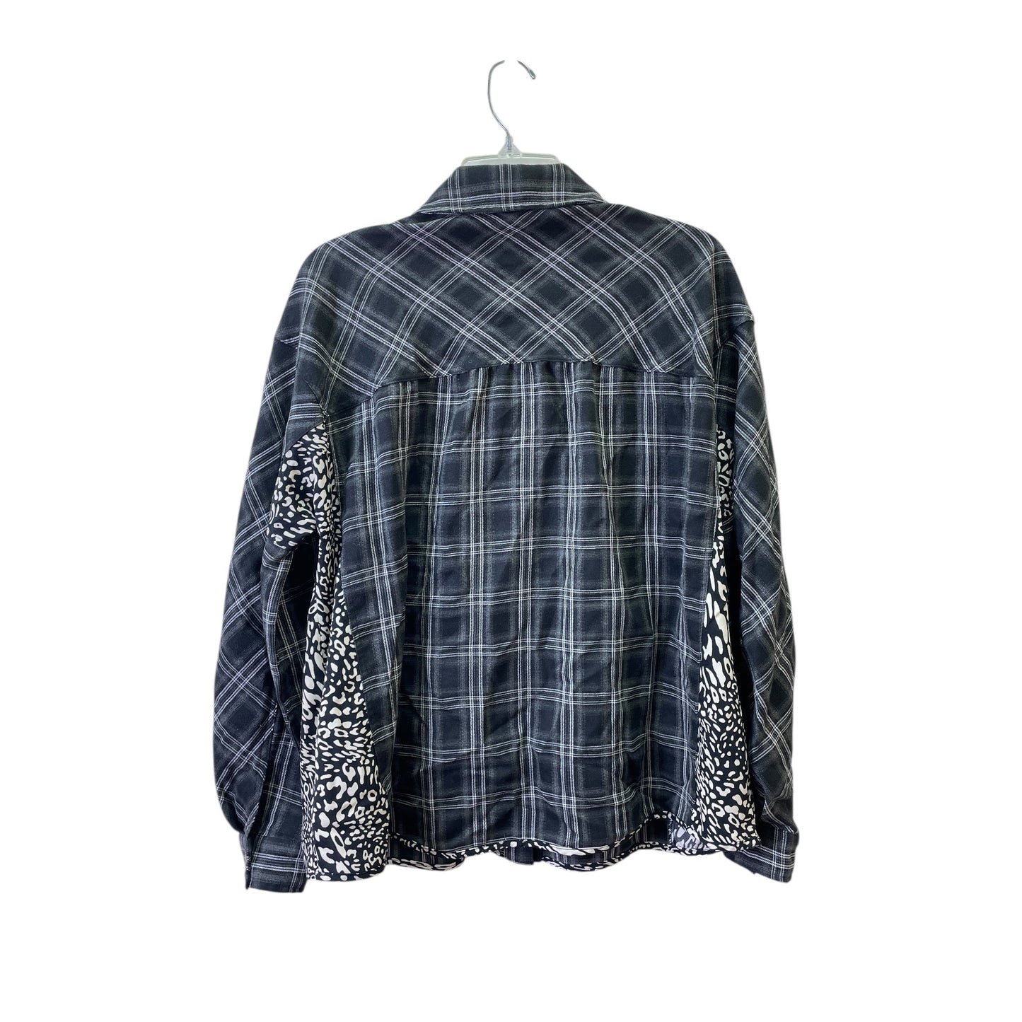 Top Ls By Jodifl In Black & Grey, Size:L