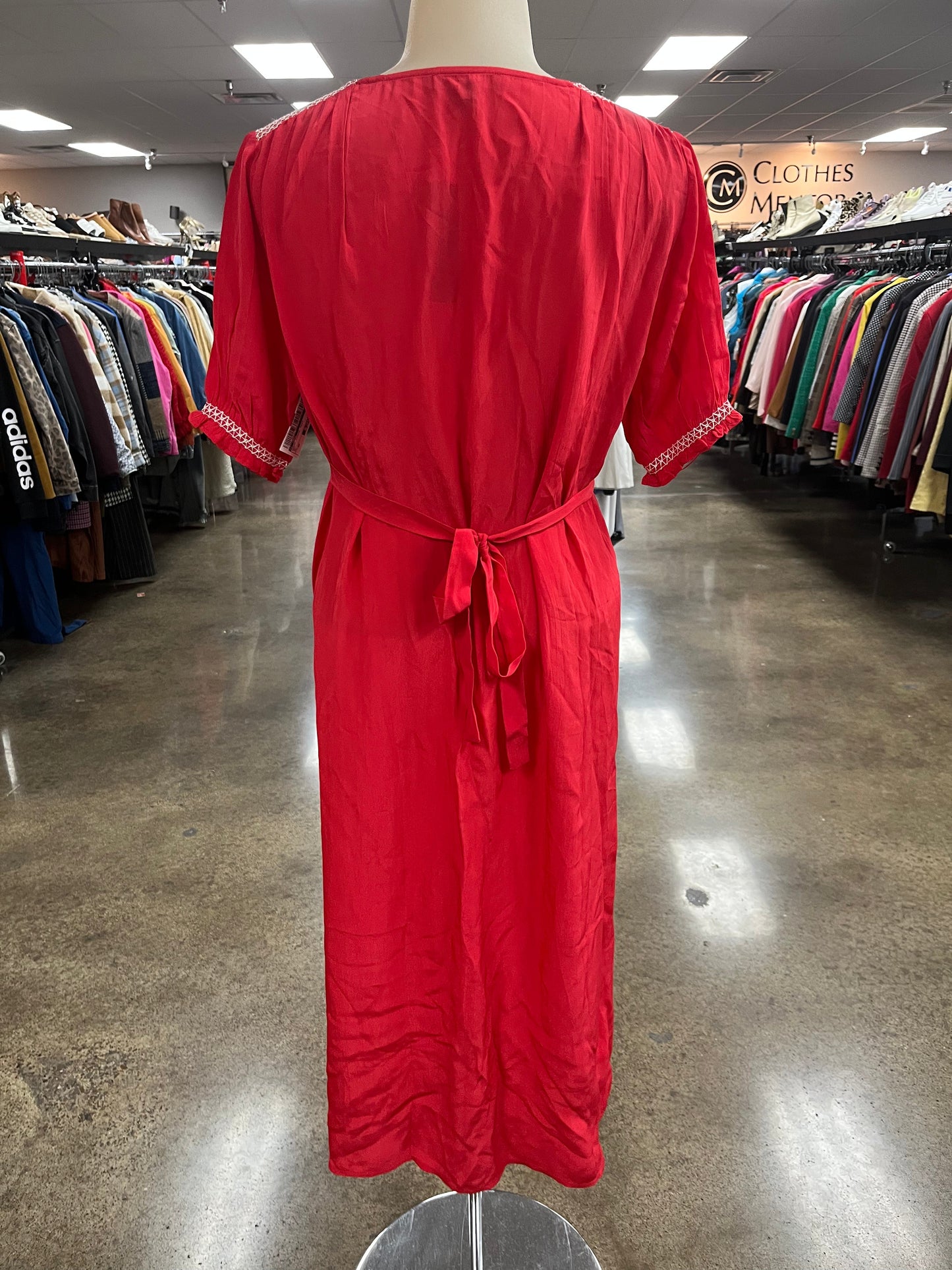 Dress Casual Maxi By J. Crew In Red, Size:6P