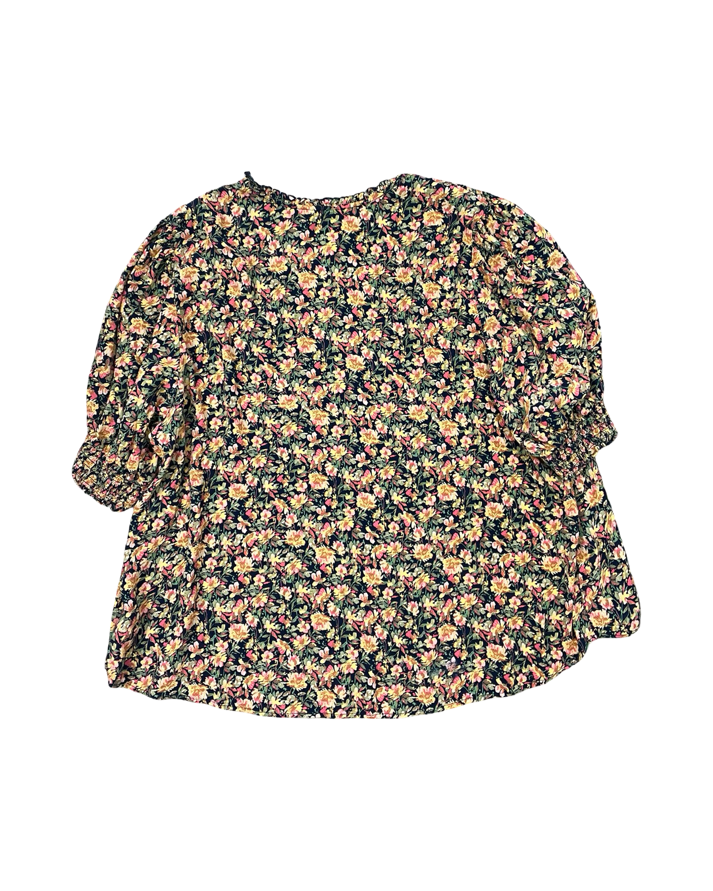 Top Ss By Terra & Sky In Floral Print, Size:3X