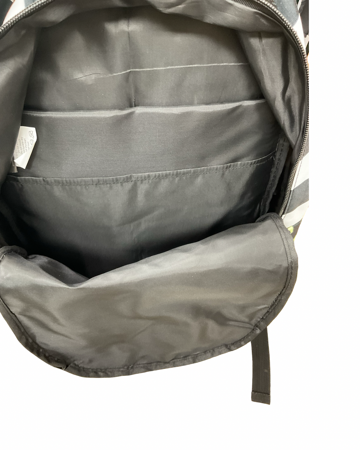 Backpack By Clothes Mentor In Black & White, Size:Large