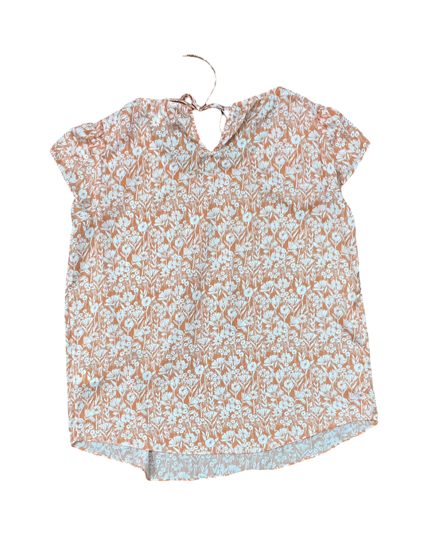 Top Ss By Lc Lauren Conrad In Orange & White, Size:Xs