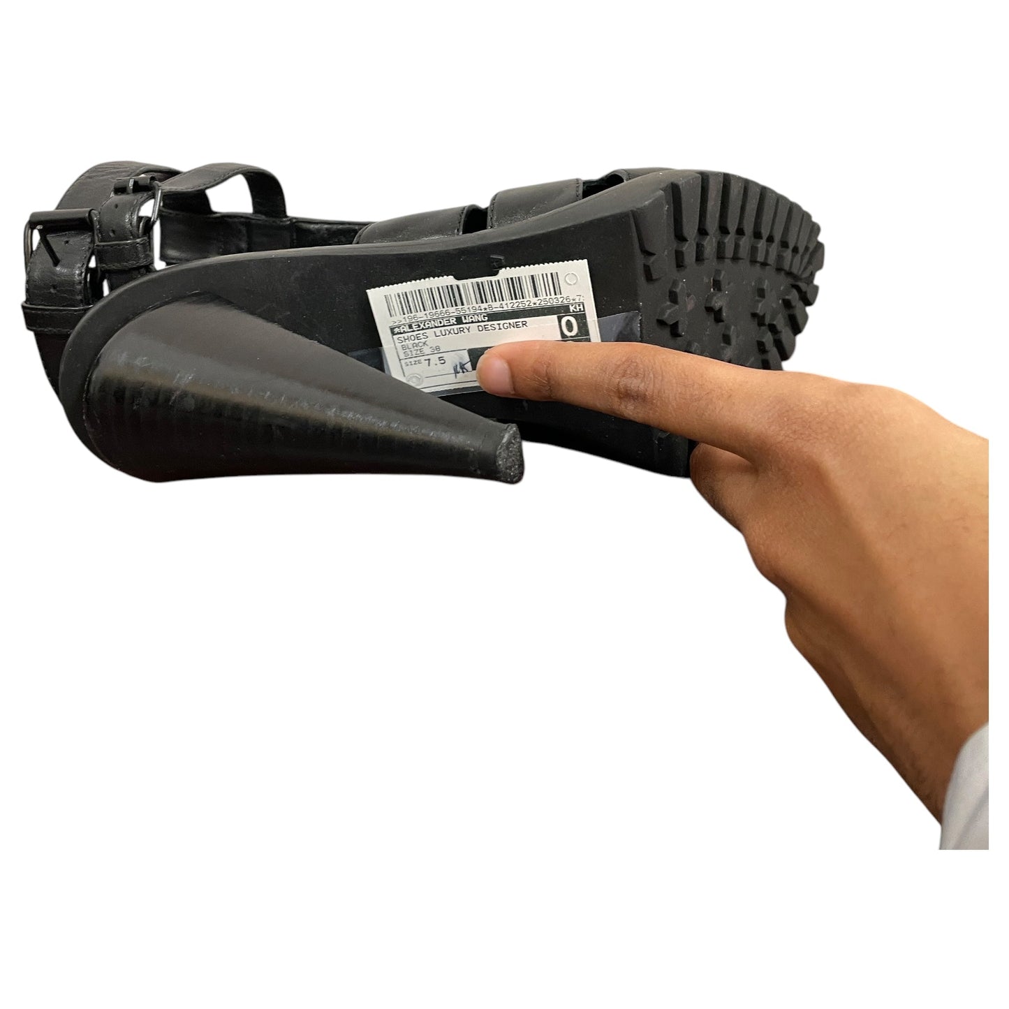 Shoes Luxury Designer By Alexander Wang In Black, Size:7.5