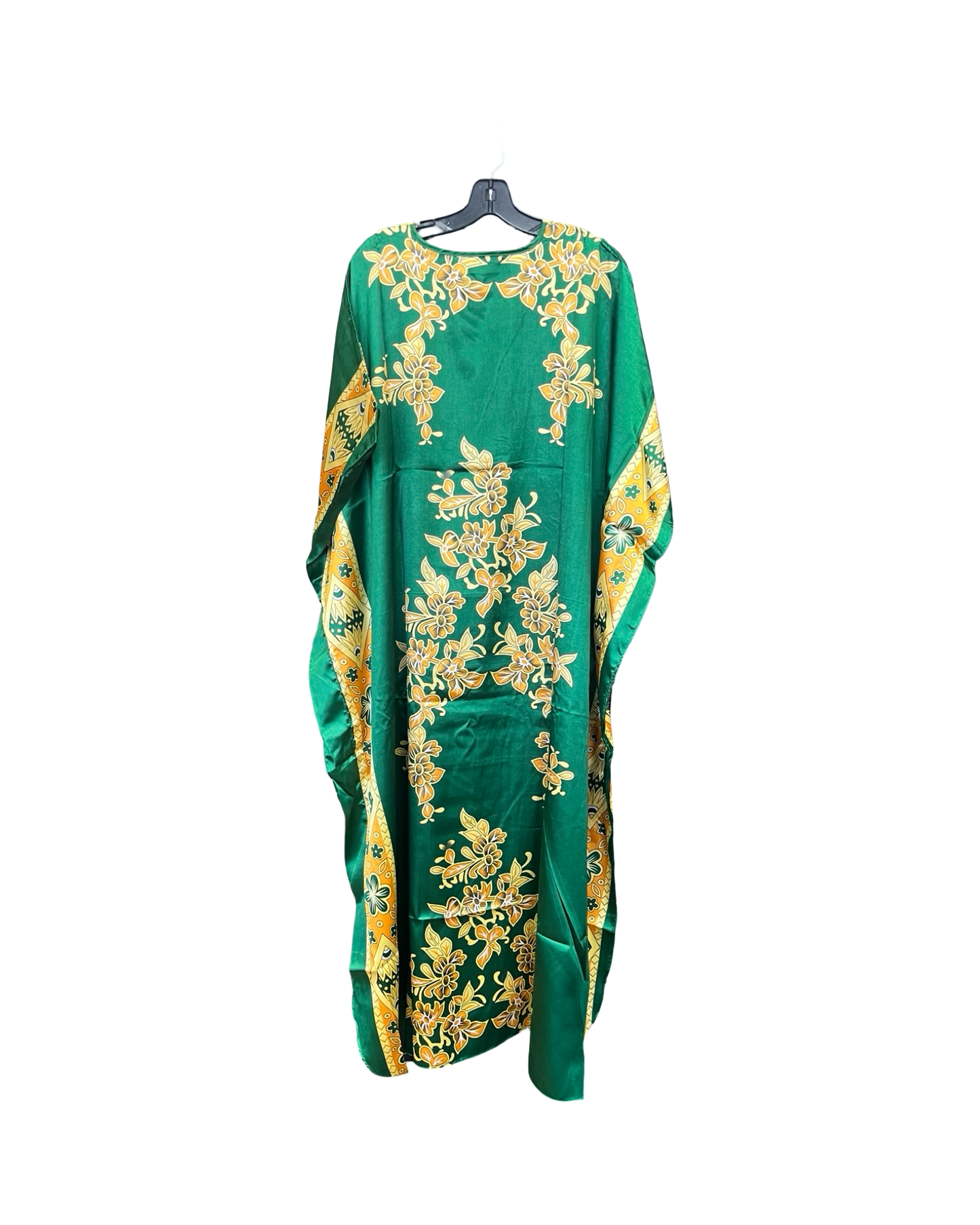 Kimono By Clothes Mentor In Green & Yellow, Size:Osfm