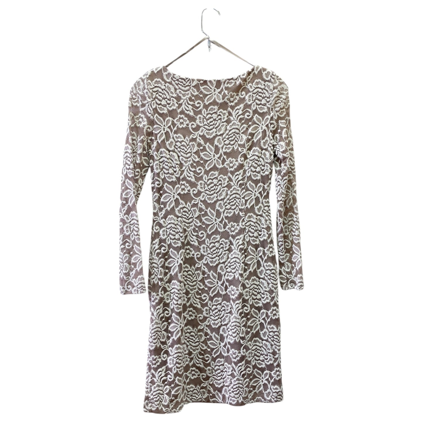 Dress Casual Midi By Jessica Howard In Taupe, Size:4
