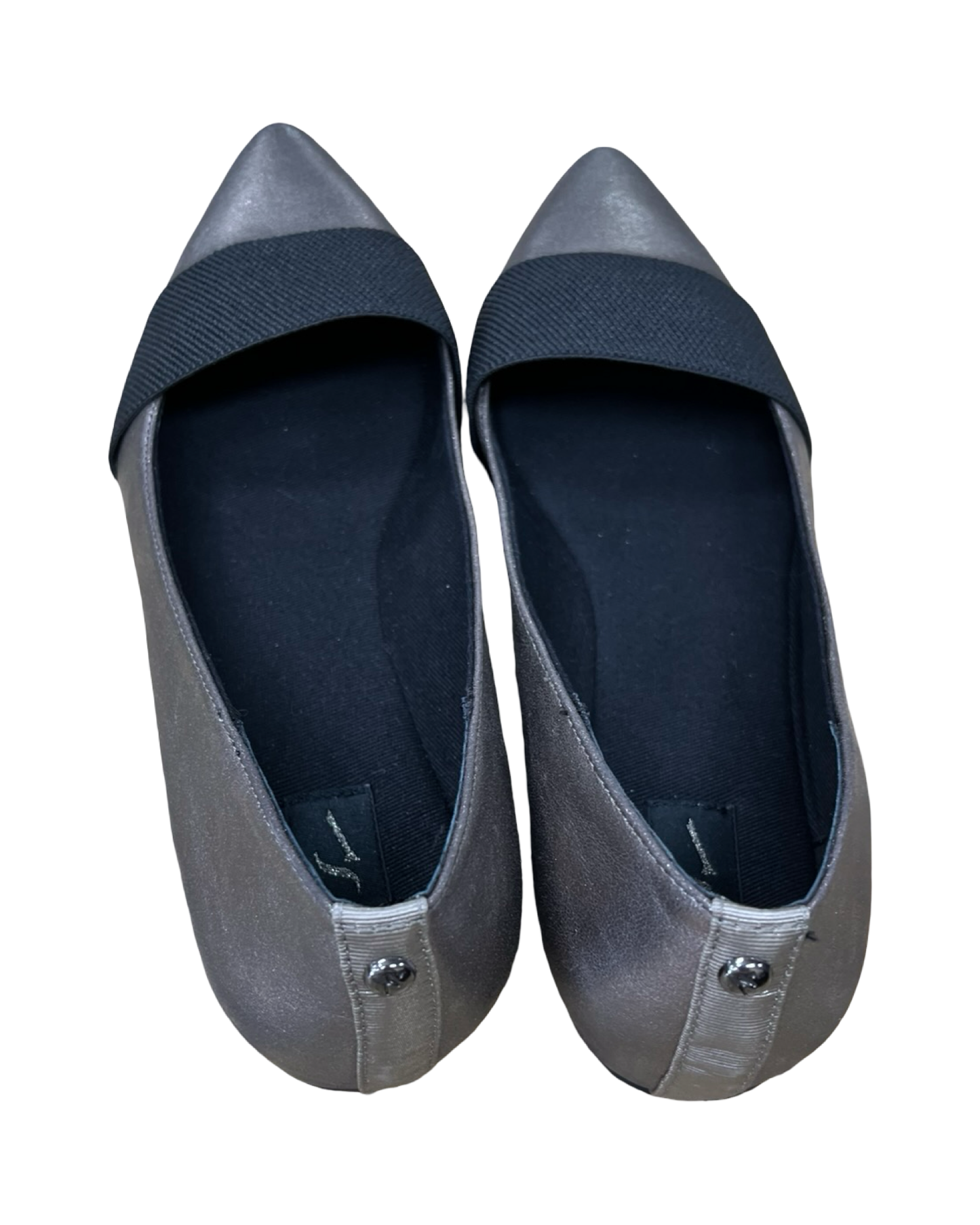 Shoes Flats By Simply Vera In Silver, Size:9