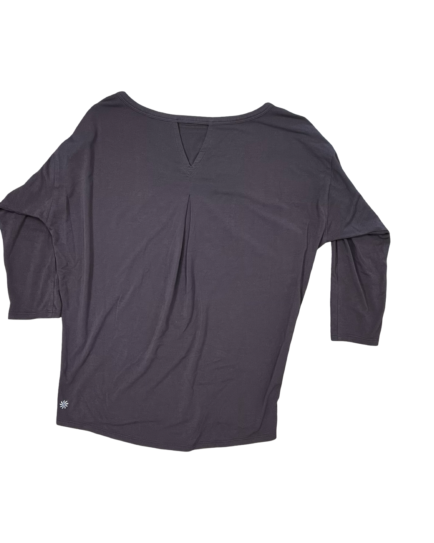 Athletic Top Ls Crewneck By Athleta In Brown, Size:Xxs