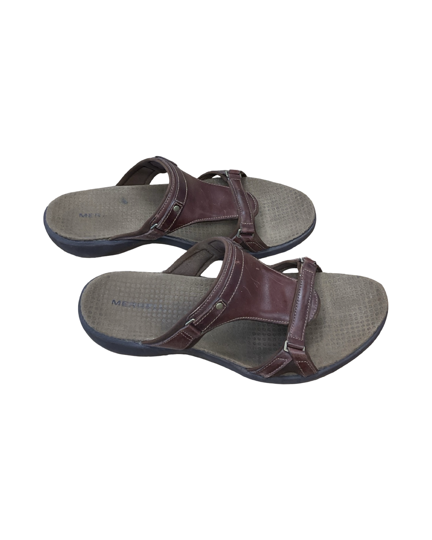Sandals Flats By Merrell In Brown, Size:9